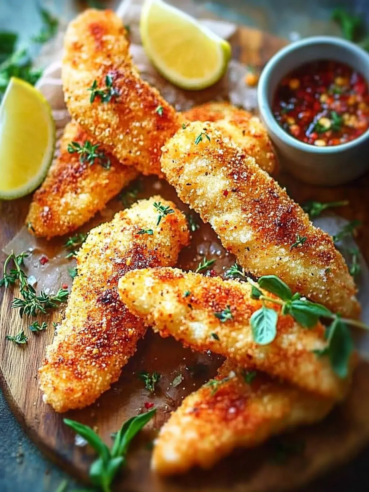 Krosse im Ofen gebackene Hähnchenstreifen lecker und gesund 4 Krosse im Ofen gebackene Hähnchenstreifen