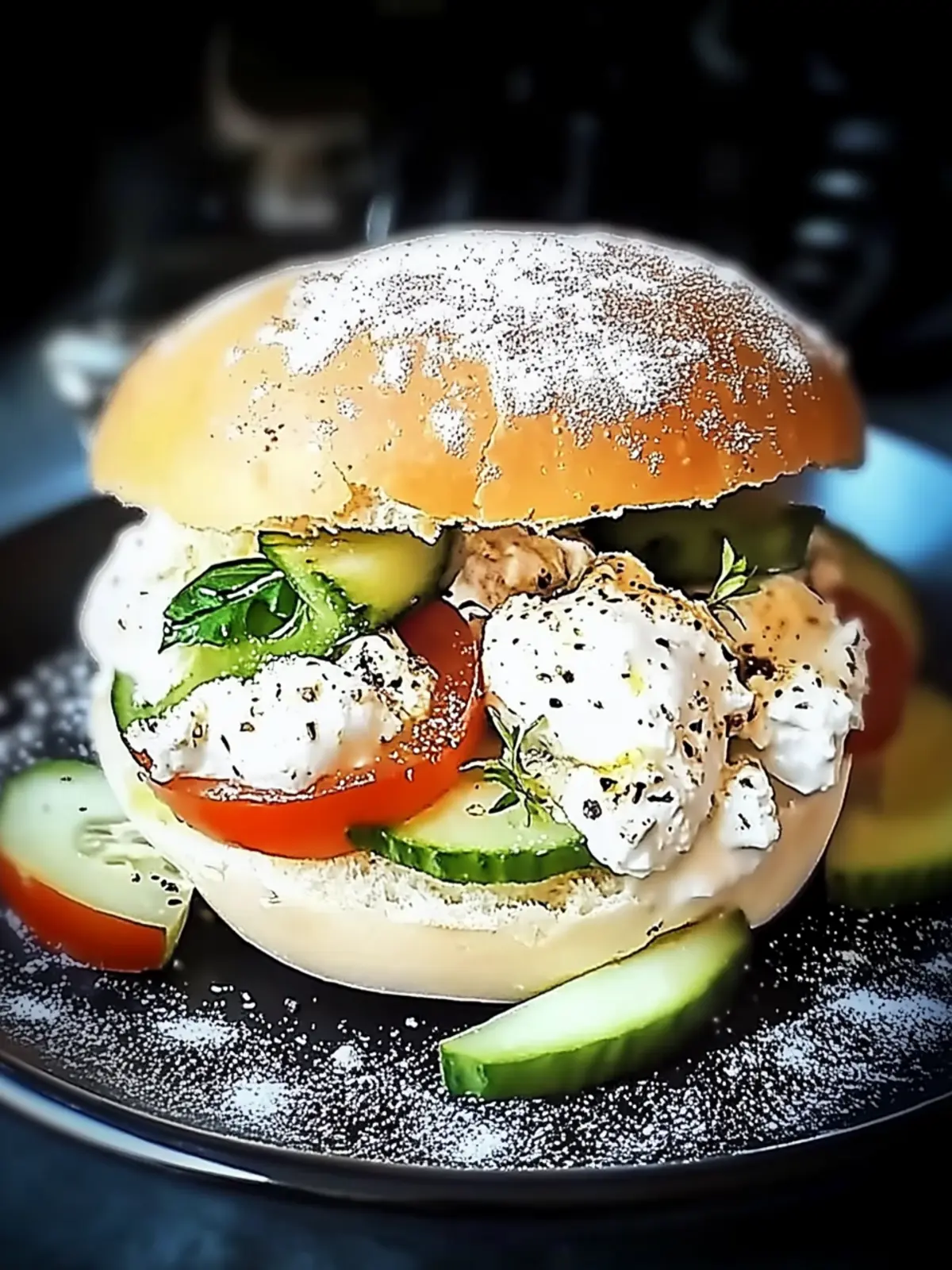 Heißer Schafskäse in Fladenbrot – Mediterraner Genuss pur 4 Heißer Schafskäse in Fladenbrot