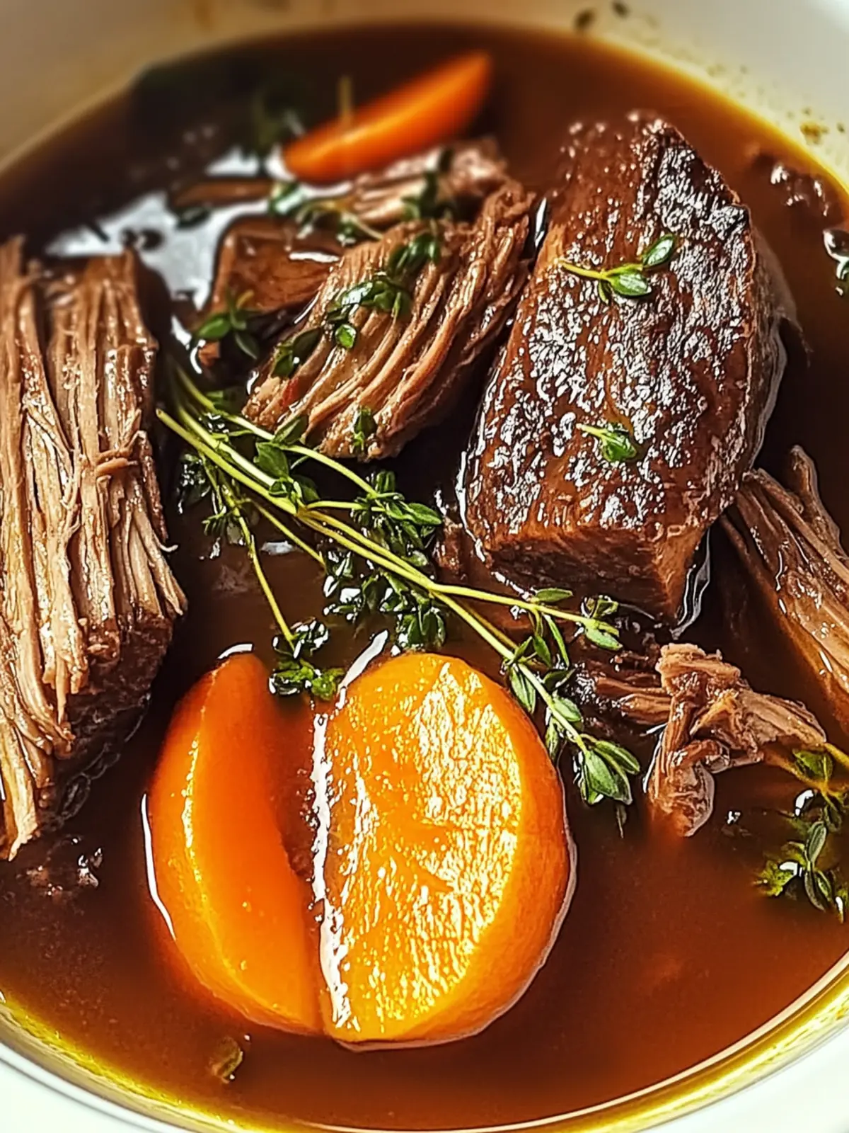 Rotwein geschmortes Rindfleisch für dein Wohlbefinden 4 Red wine braised beef for your well-being
