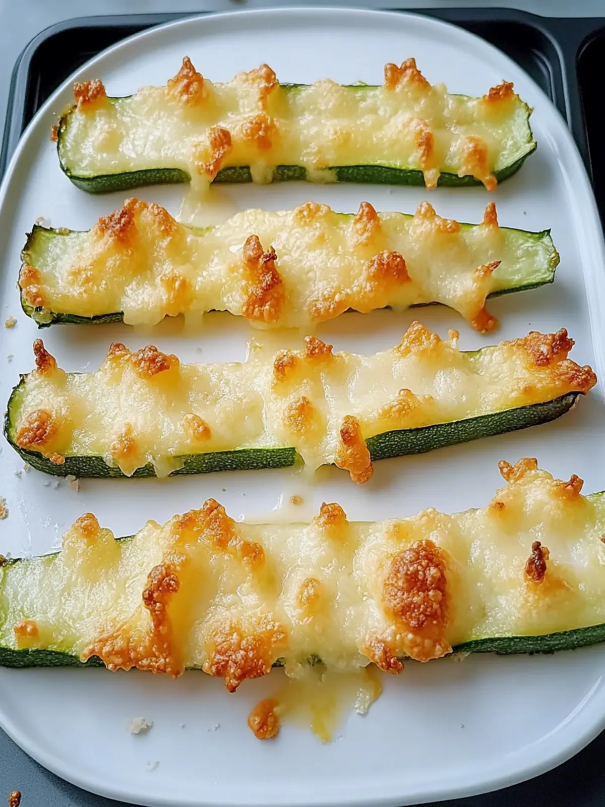 Zucchini-Sticks mit Käse: Knuspriger Snackgenuss 4 Zucchini-Sticks mit Käse