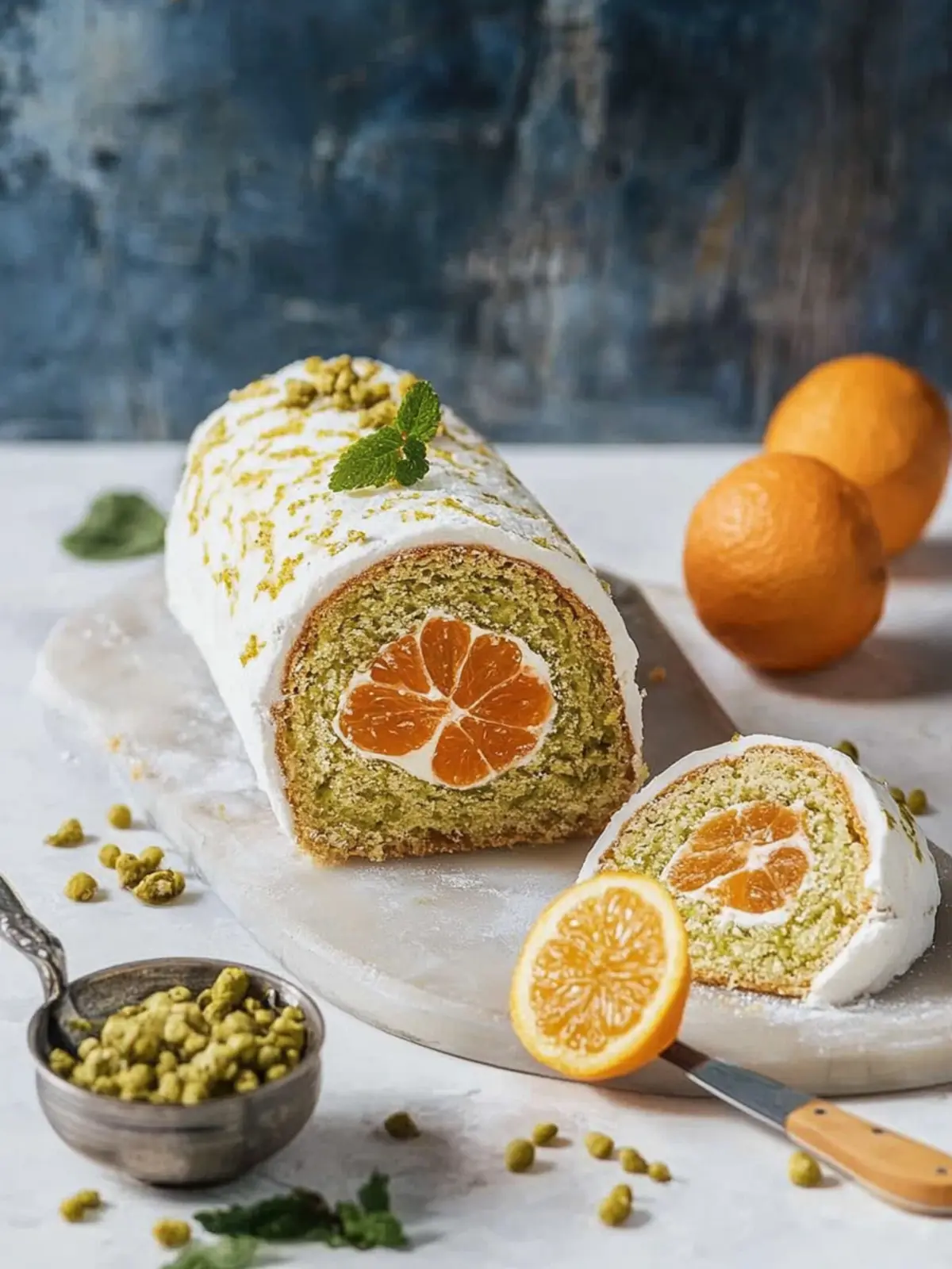 Karottenkuchen Biskuitrolle mit Frischkäsefüllung frisch genießen 4 Karottenkuchen Biskuitrolle mit Frischkäsefüllung