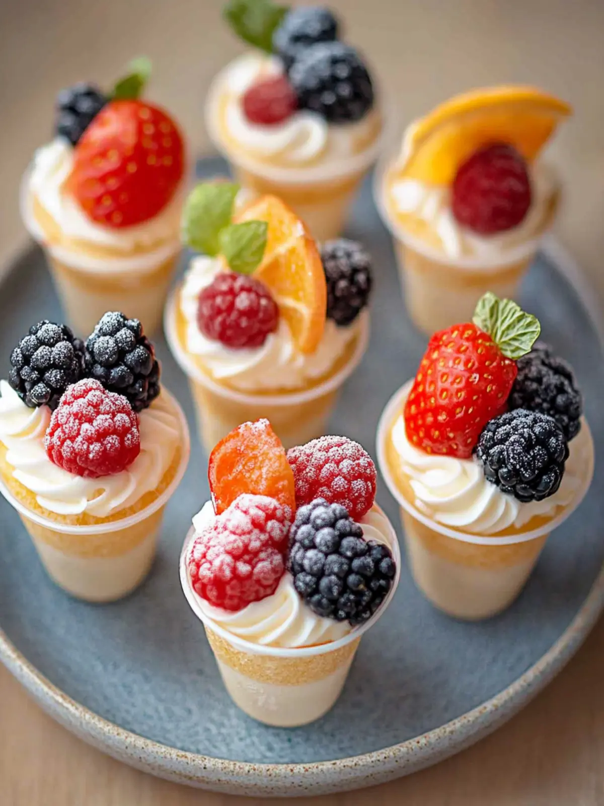 Fruchtdessert in einer Waffeltüte: Frisch & Vegan 2 Fruchtdessert in einer Waffeltüte