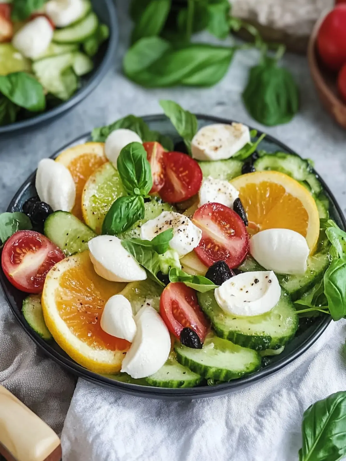 Frischer Sommer-Salat mit Nektarine genießen 4 Sommer-Salat mit Nektarine
