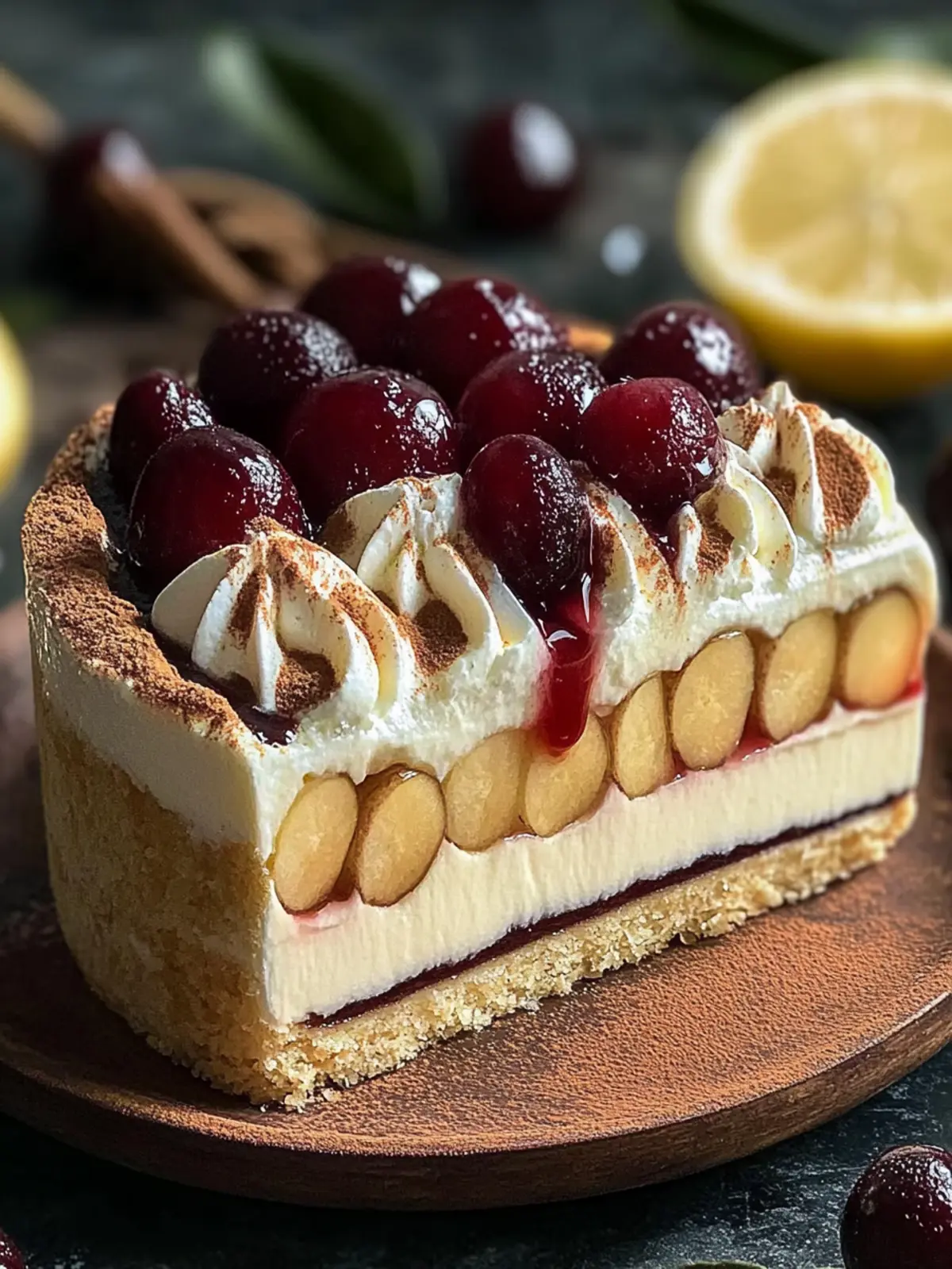 Kirschtorte mit Zimt-Meringue für deine Kaffeepause 5 Kirschtorte mit Zimt-Meringue