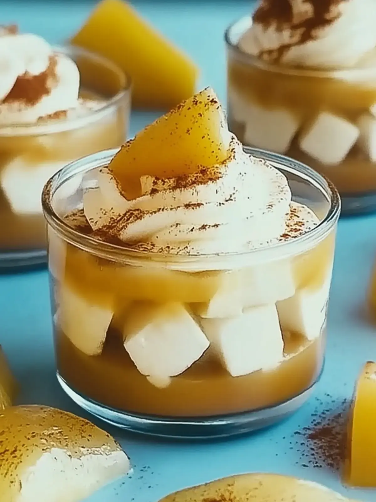 Zimtsahne mit gebackenem Apfelkompott zaubern 3 Zimtsahne mit gebackenem Apfelkompott