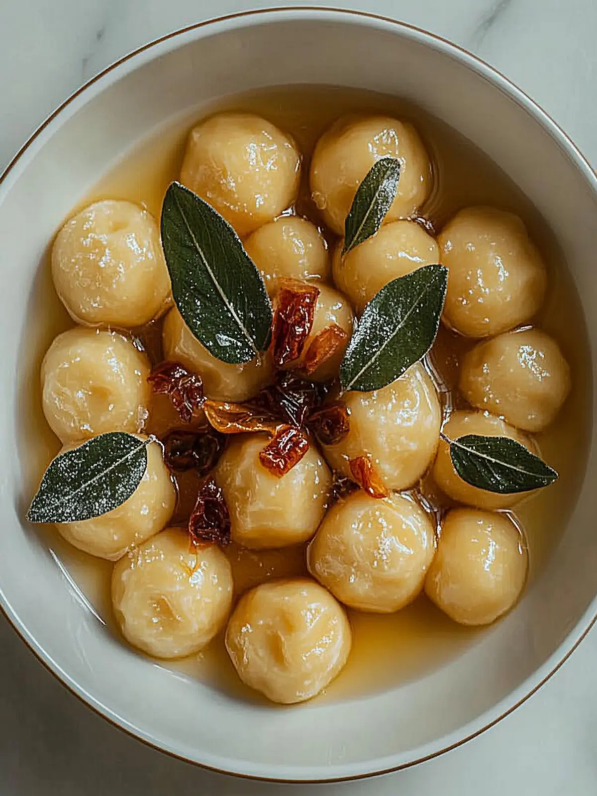 Gnocchi mit Salbei und brauner Butter in 15 Minuten 5 Gnocchi mit Salbei und brauner Butter