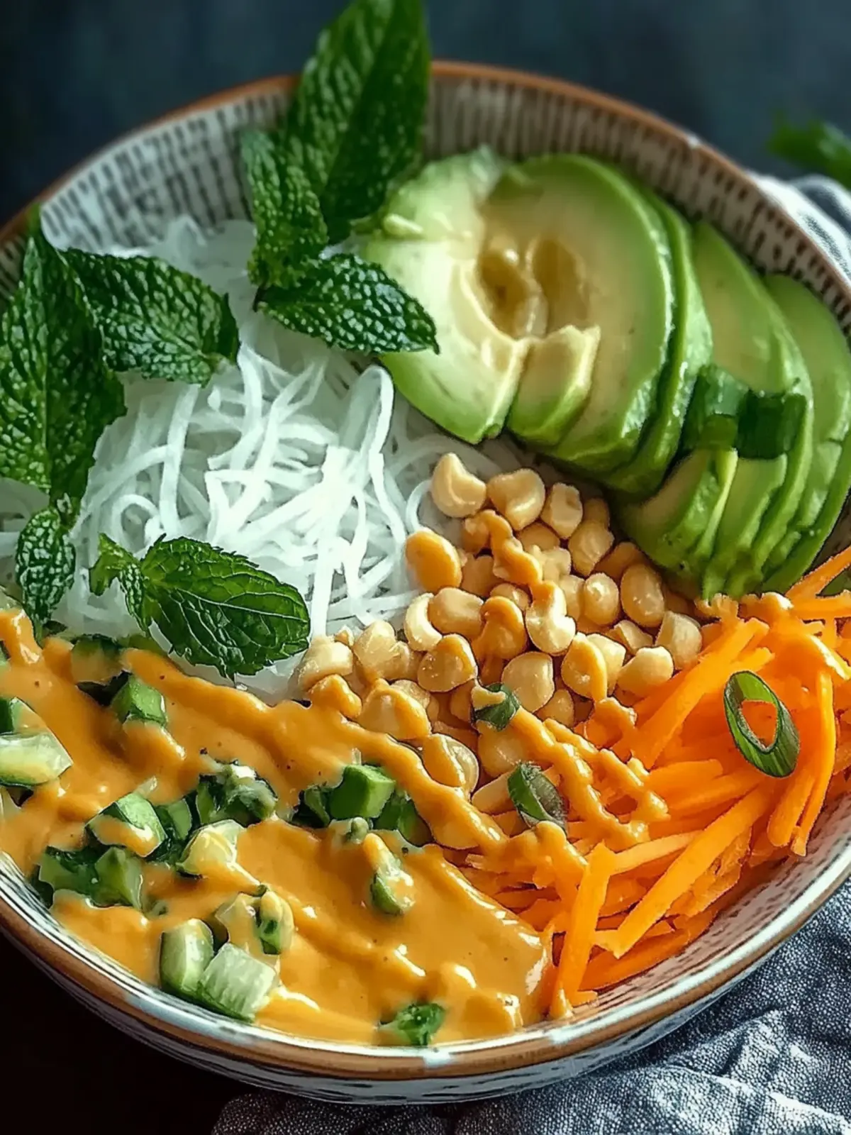 Frische und knackige Frühlingsrollen-Salat für den Sommer 3 Frische und knackige Frühlingsrollen-Salat