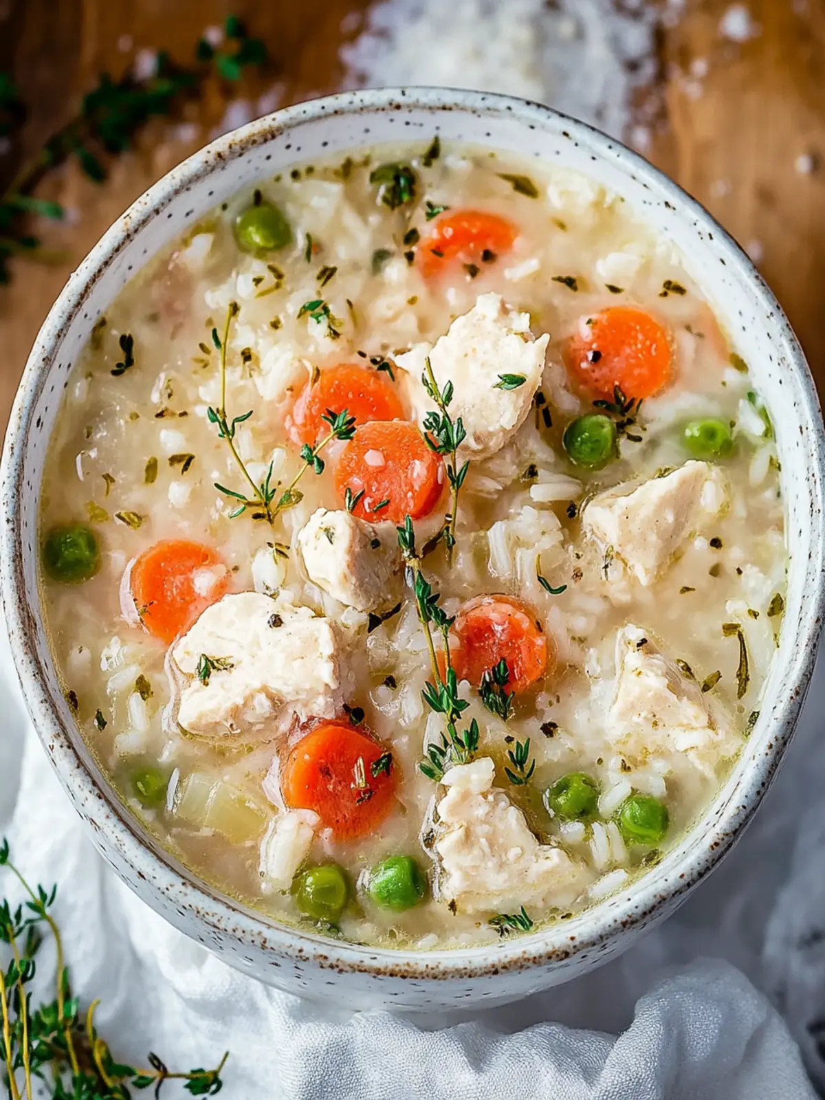 Cremige Hühnerreis Suppe für echte Gemütlichkeit 2 Cremige Hühnerreis Suppe