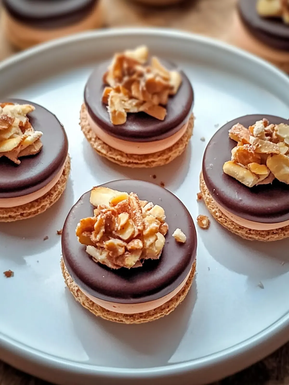 Nuss-Marzipan-Makronen: Einfacher Genuss für Weihnachten 4 Nuss-Marzipan-Makronen