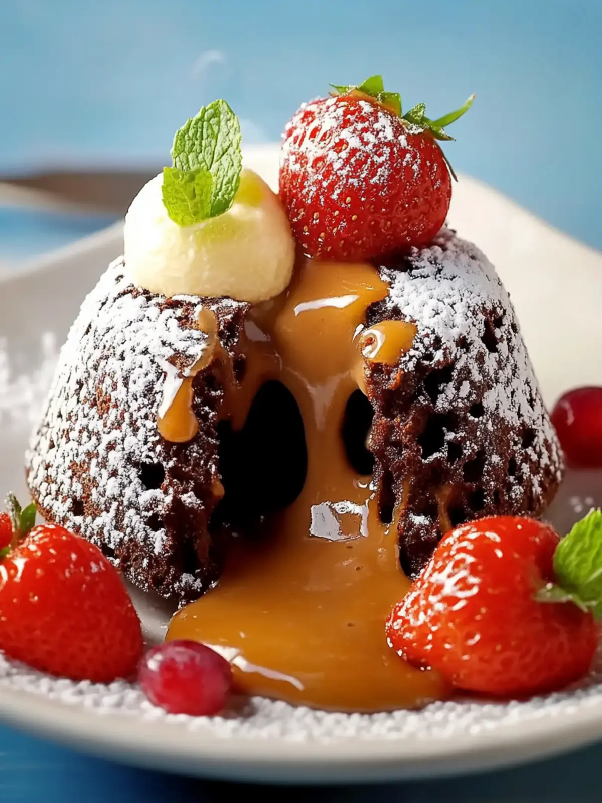 Schokoladen-Erdnussbutter-Lava-Kuchen für Gaumenfreuden 3 Schokoladen-Erdnussbutter-Lava-Kuchen, die Herzen und Geschmacksnerven zum Schmelzen bringen