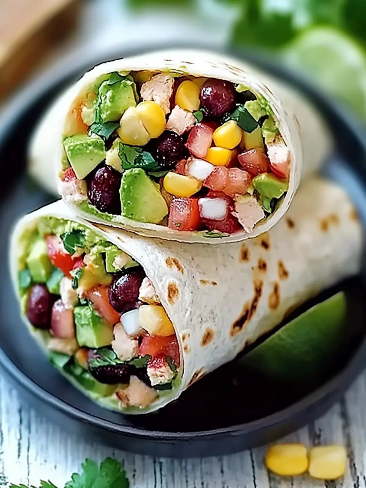 Gesunder Wrap: Einfache und leckere vegetarische Burritos 5 Gesunder Wrap