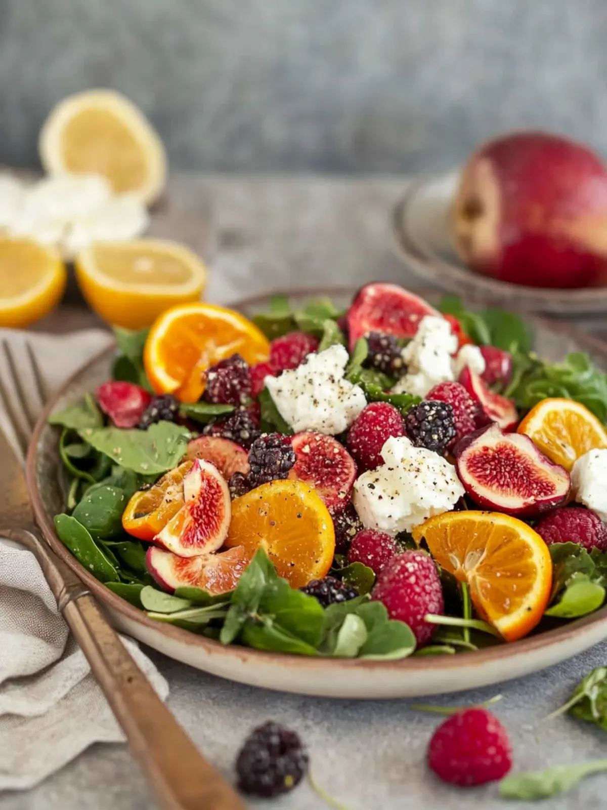 Salat mit Kürbis, Feta und Feigen für den Herbst 2 Salat mit Kürbis, Feta und Feigen