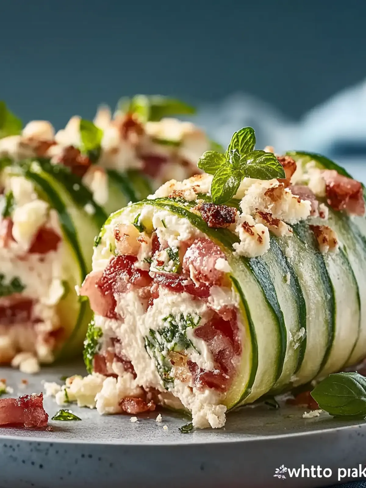 Low-Carb Zucchini- und Kohlrabi-Wraps mit Hühnchen 3 Low-Carb Zucchini- und Kohlrabi-Wraps mit cremiger Hühnchenfüllung