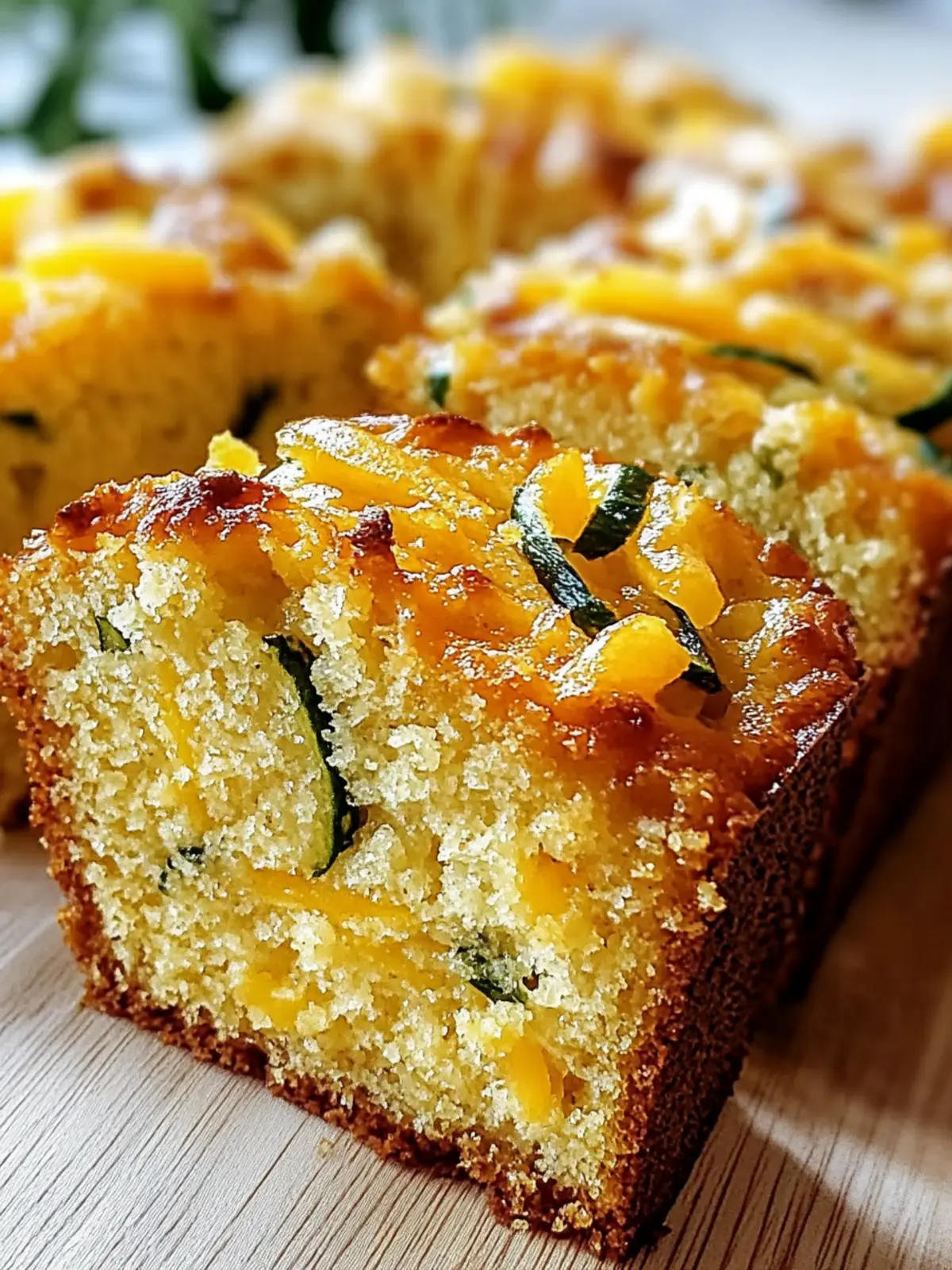 Herzhaftes Cheddar-Zucchini-Brot für jeden Snacktag 3 Herzhaftes Cheddar-Zucchini-Brot