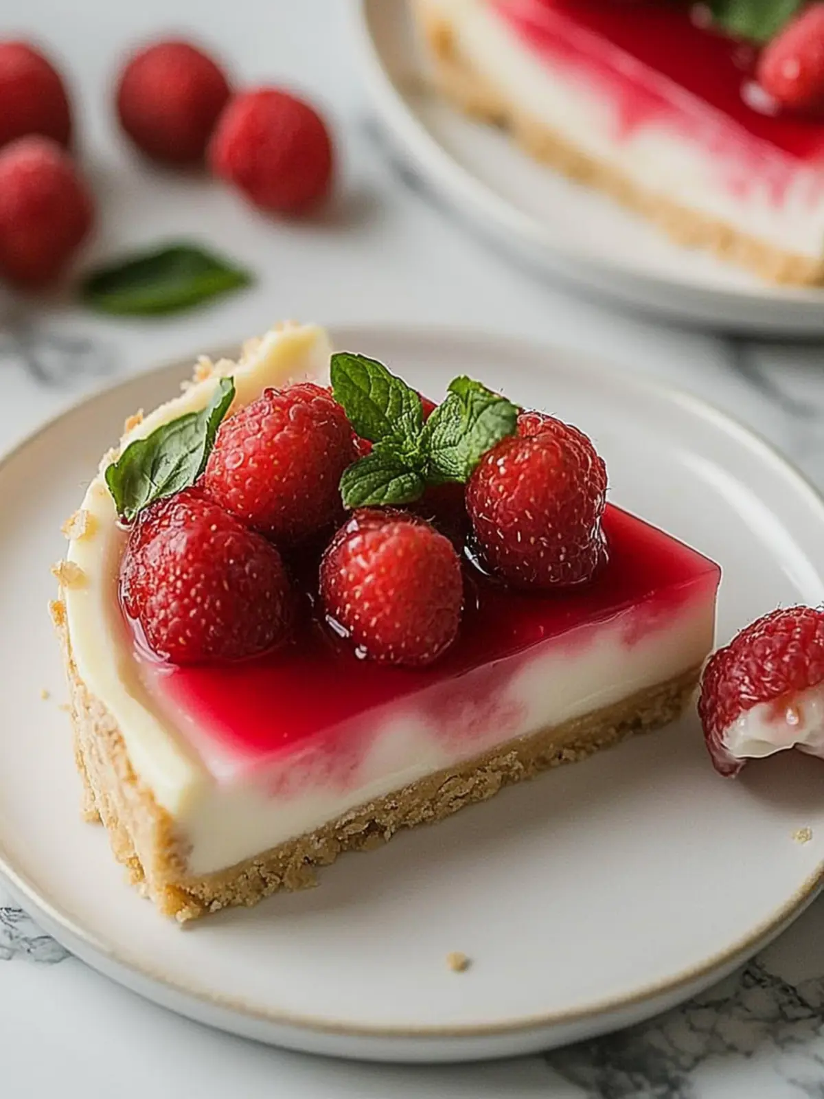 Cremige Himbeerkäsekuchen-Tarte mit Mandelbasis 3 Cremige Himbeerkäsekuchen-Tarte mit Mandelbasis