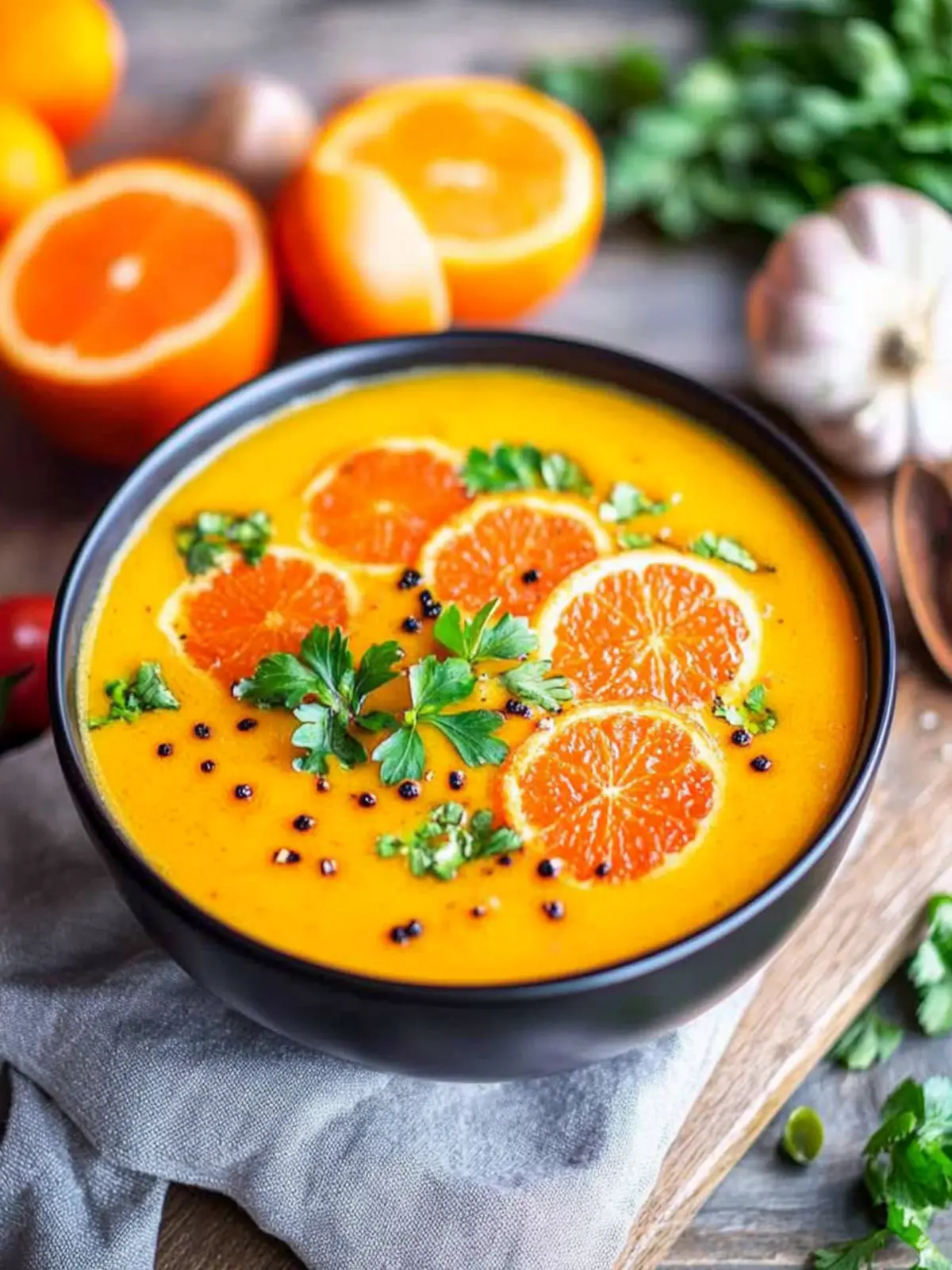 Kürbiscremesuppe mit Kokosmilch und Karotten erleben 4 Kürbiscremesuppe mit Kokosmilch und Karotten