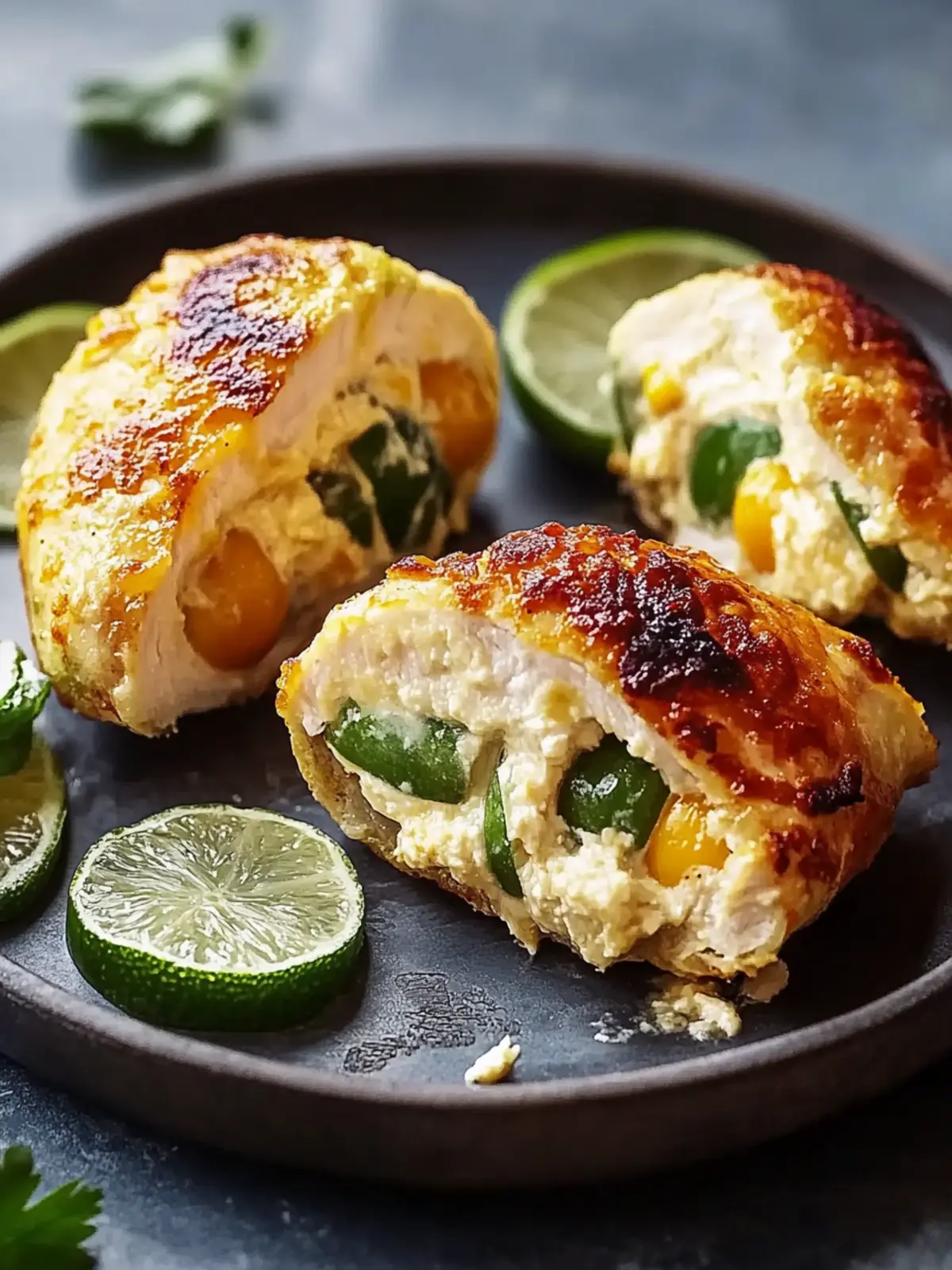 Jalapeño Popper Hähnchen: Saftig und würzig genießen 2 Jalapeño Popper Hähnchen