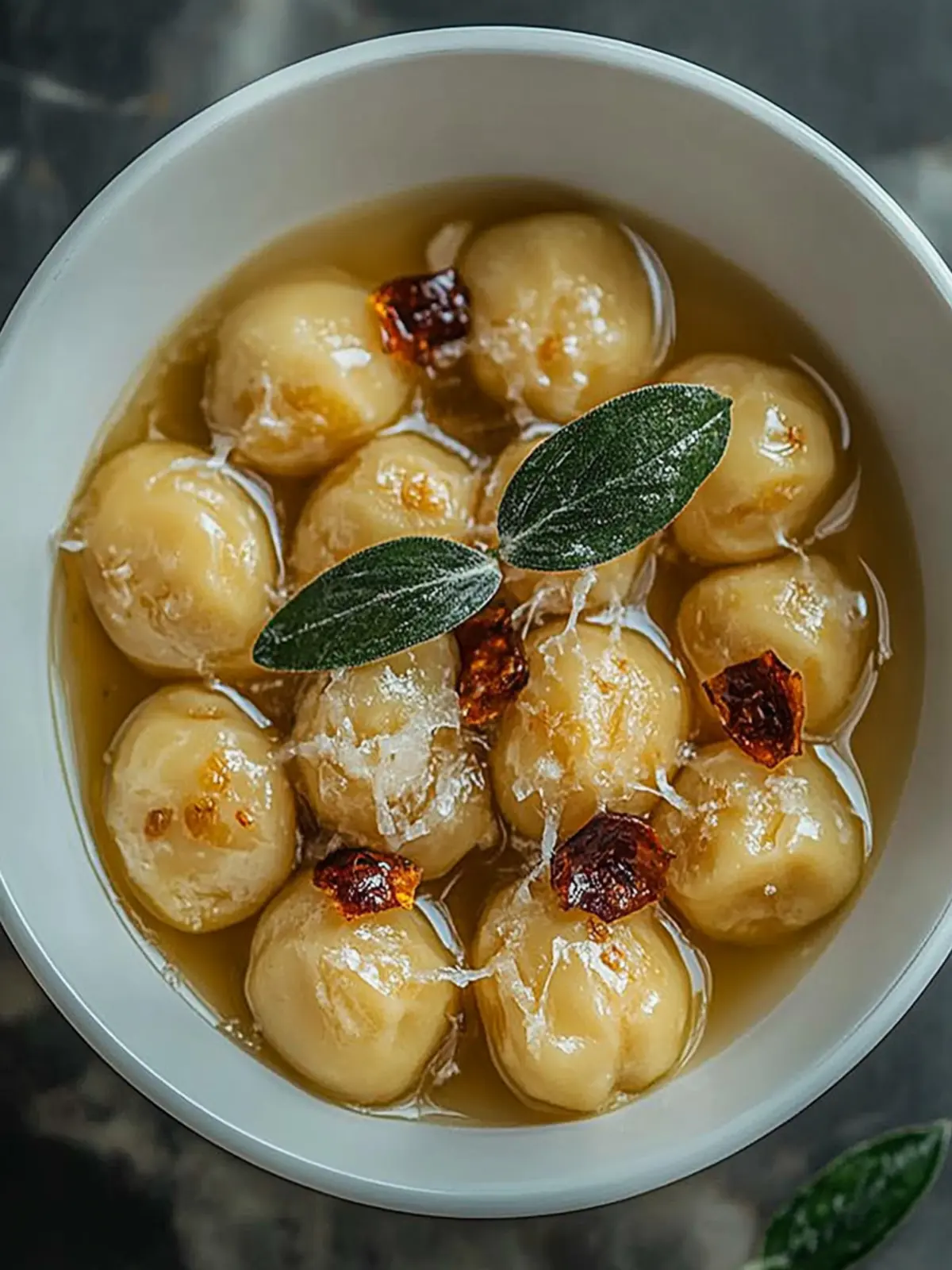 Gnocchi mit Salbei und brauner Butter in 15 Minuten 2 Gnocchi mit Salbei und brauner Butter