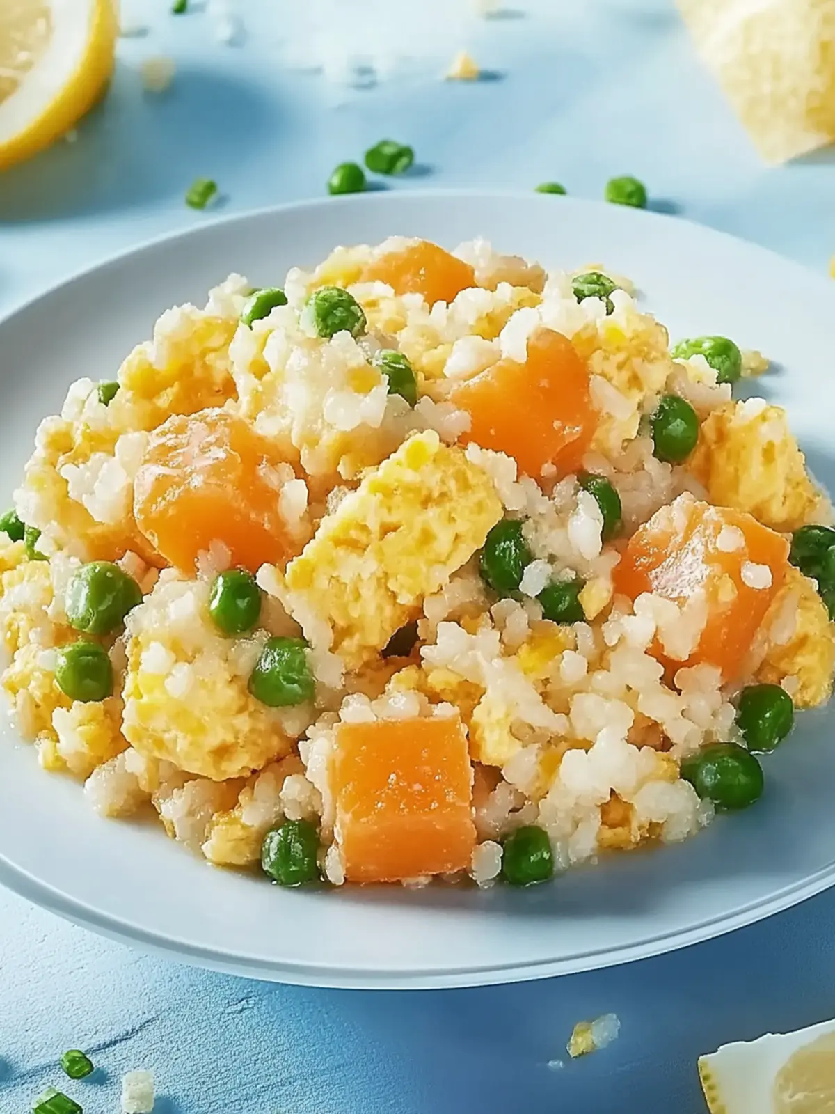 Gebratener Reis mit Gemüse und Ei für Schnellköche 2 Gebratener Reis mit Gemüse und Ei