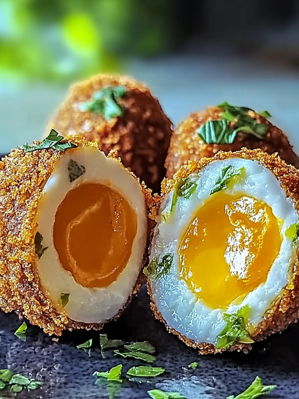Krosse Heißluftfritteuse Scotch Eggs Rezept 4 Krosse Heißluftfritteuse Scotch Eggs