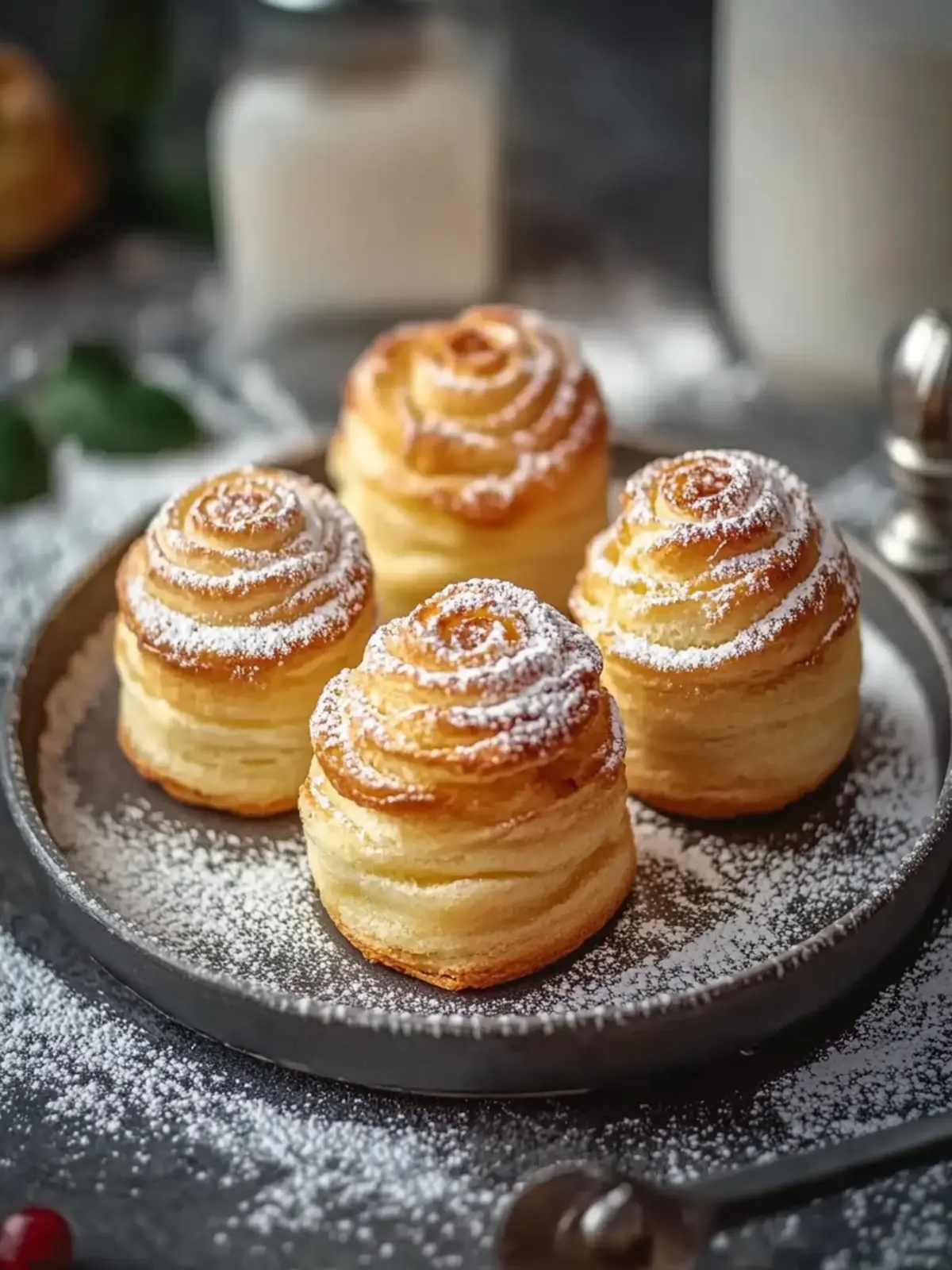 Zimtschnecken - Himmlisch weiche Genussmomente 4 Zimtschnecken