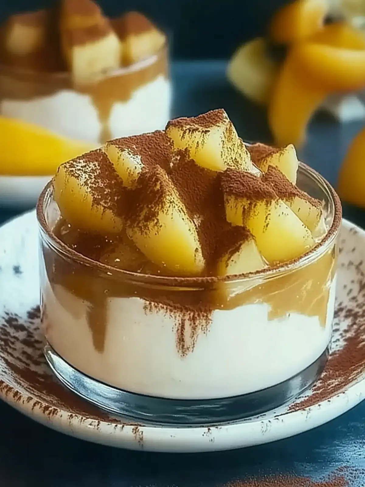 Zimtsahne mit gebackenem Apfelkompott zaubern 5 Zimtsahne mit gebackenem Apfelkompott