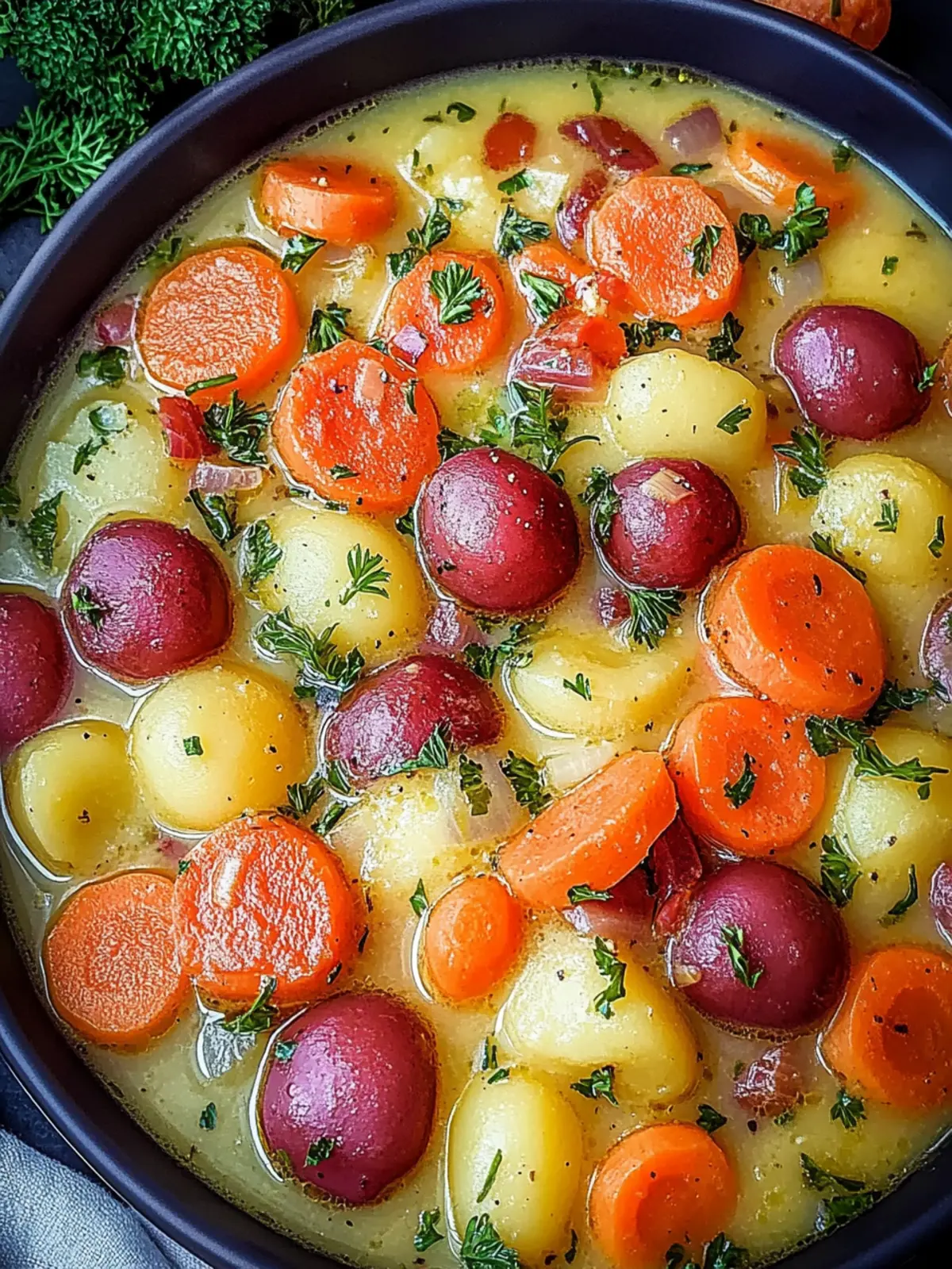 Leckeres Eintopfgericht mit Kartoffeln und Rinderwürsten 3 Leckeres Eintopfgericht mit Kartoffeln und Rinderwürsten