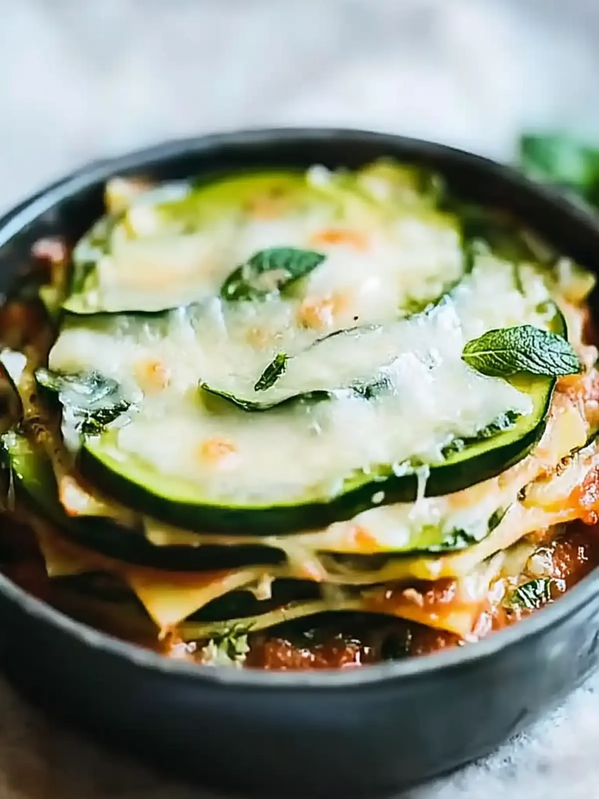 Zucchini-Lasagne mit Linsen - Gesund und Lecker 4 Zucchini-Lasagne mit Linsen