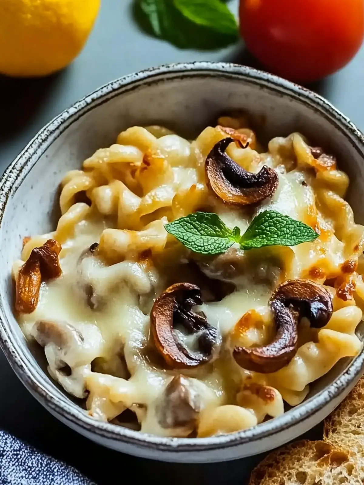 Spätzle und Pilzauflauf mit Käse für Gemütliche Abende 3 Spätzle und Pilzauflauf mit Käse