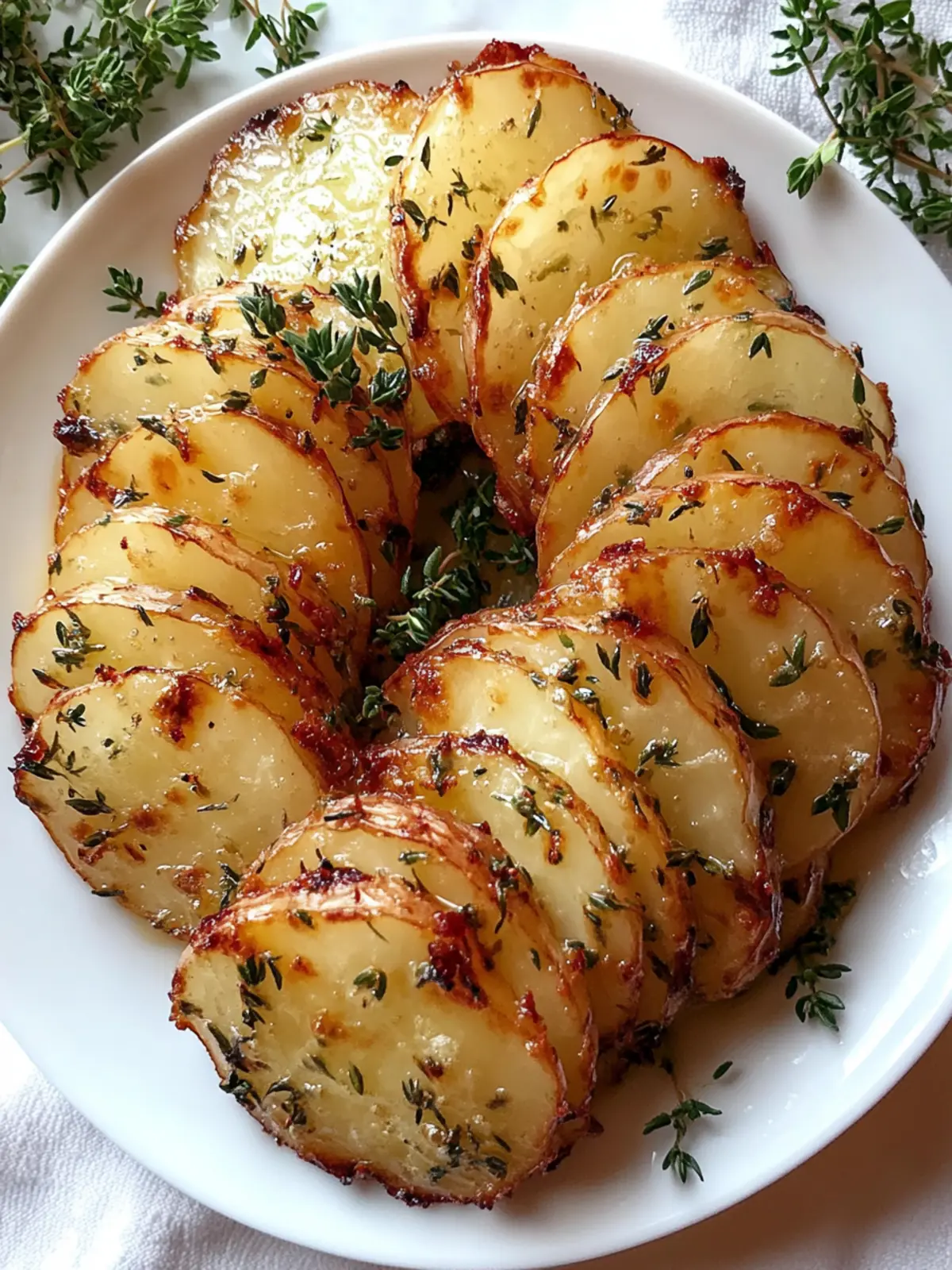 GESCHNITTENE BACKKARTOFFELN mit Kräuter-Butter 3 GESCHNITTENE BACKKARTOFFELN