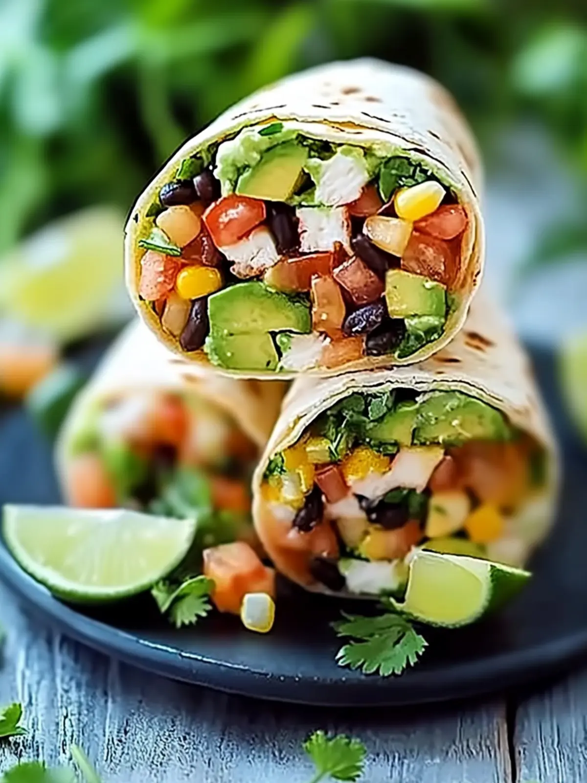 Gesunder Wrap: Einfache und leckere vegetarische Burritos 4 Gesunder Wrap