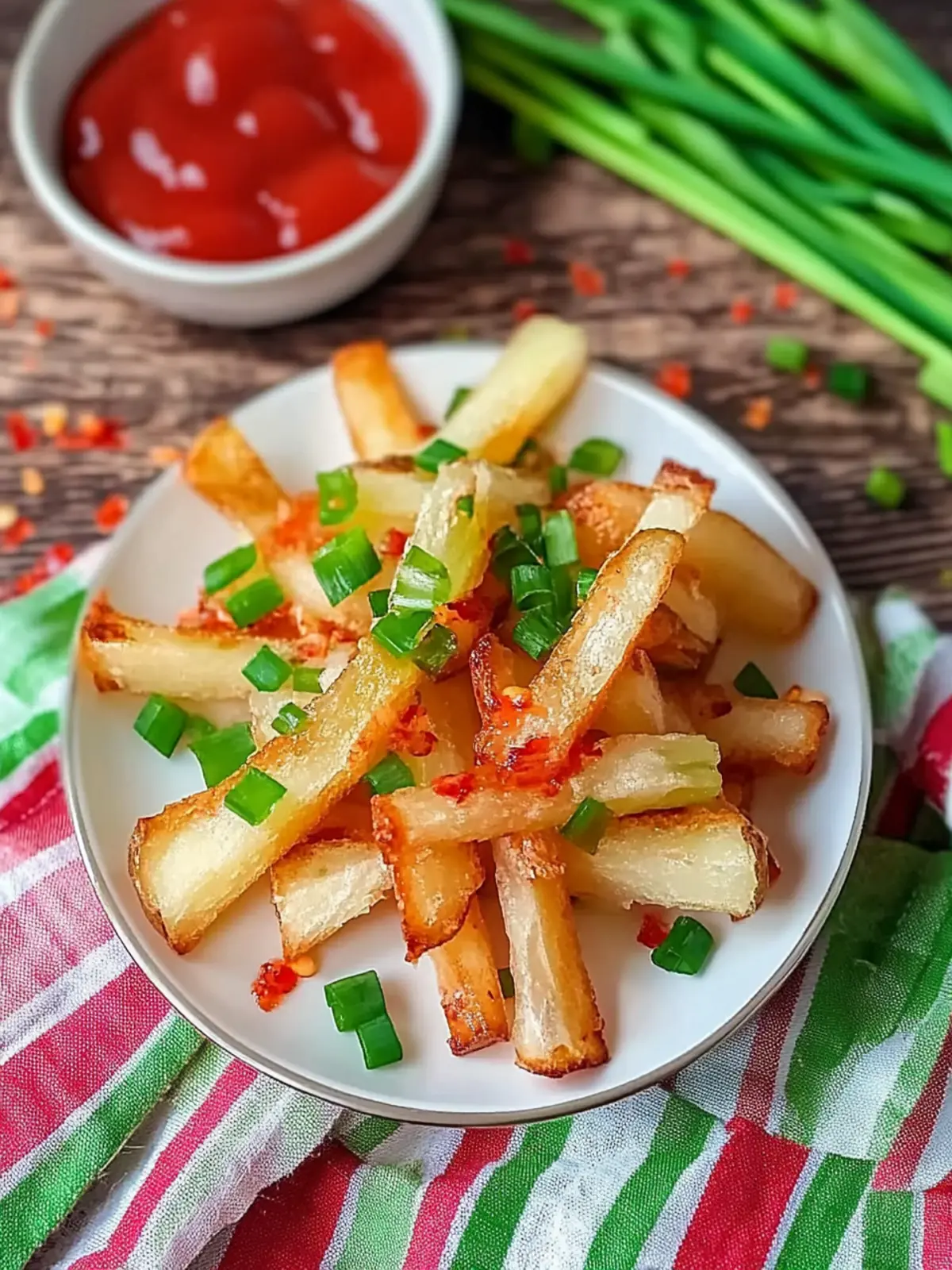 Knusprige Ancho-Chili-Kohlrabi-Pommes für jeden Abend 4 Knusprige Ancho-Chili-Kohlrabi-Pommes