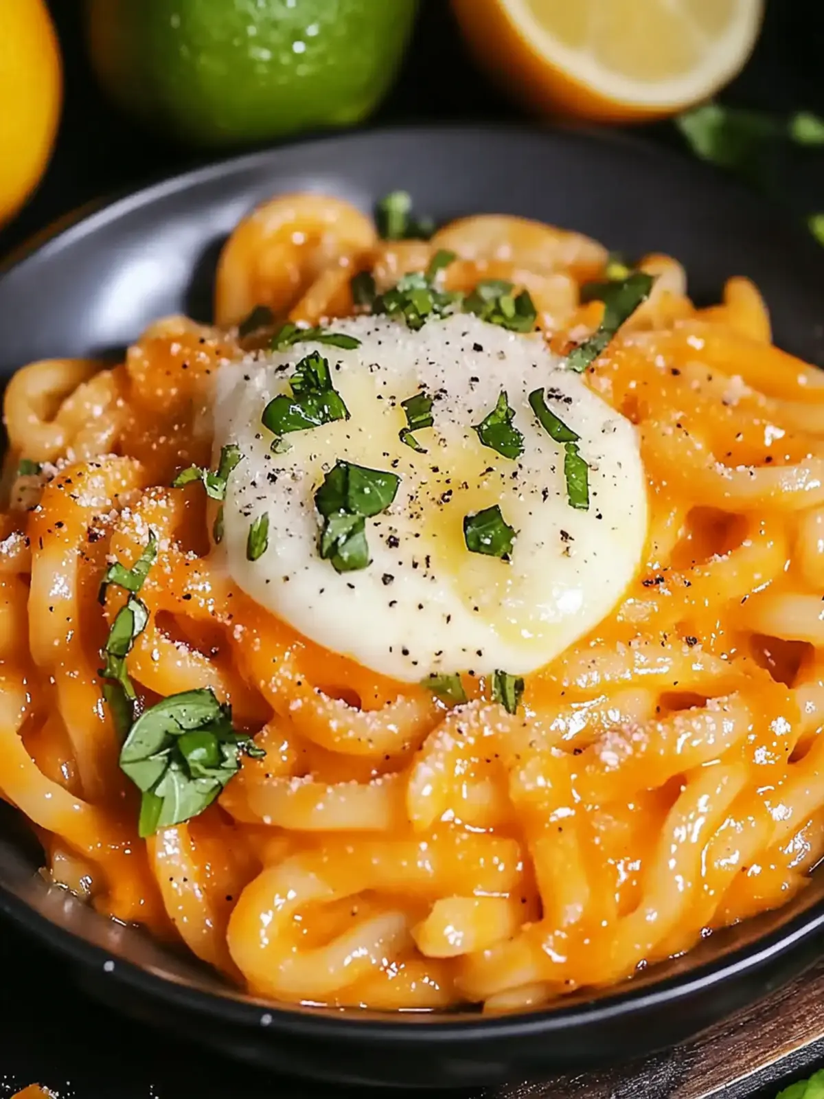 Cremige Gochujang Udon Nudeln für schnelle Abendessen 4 Cremige Gochujang Udon Nudeln