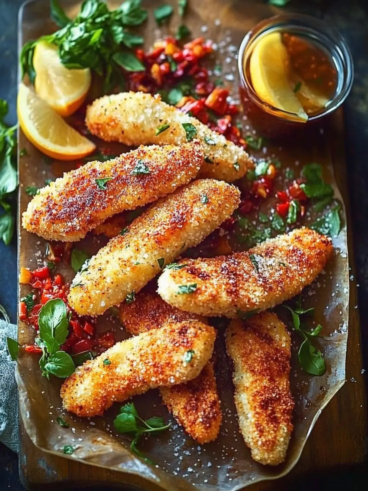 Krosse im Ofen gebackene Hähnchenstreifen lecker und gesund 3 Krosse im Ofen gebackene Hähnchenstreifen