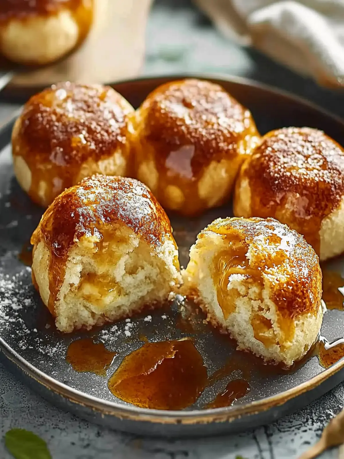 Leckere Karamell-Apfelkuchen-Bomben für den Herbst 4 Leckere Karamell-Apfelkuchen-Bomben