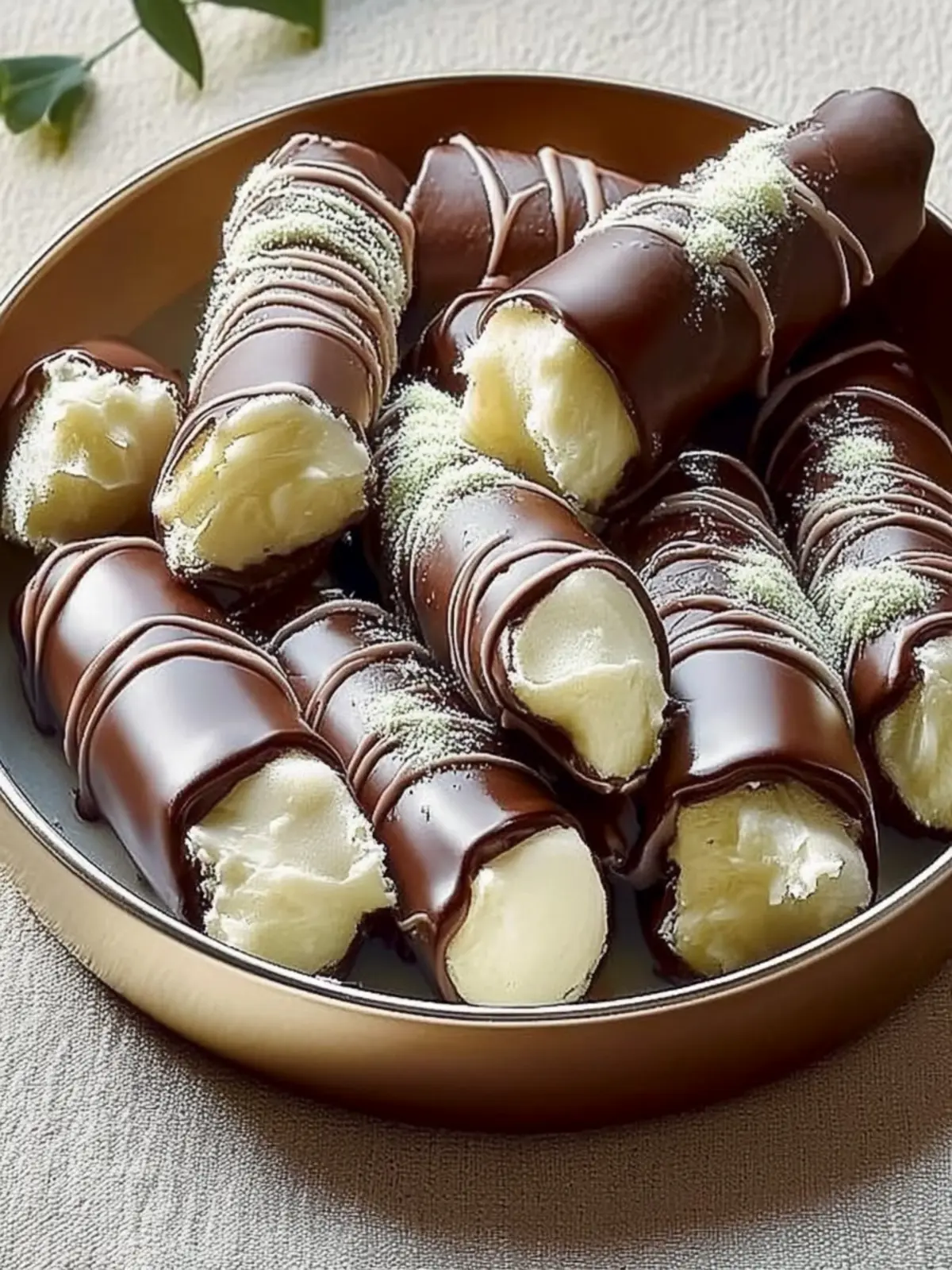 Nugatstäbchen lecker – Einfach selbstgemacht 2 Nugatstäbchen lecker