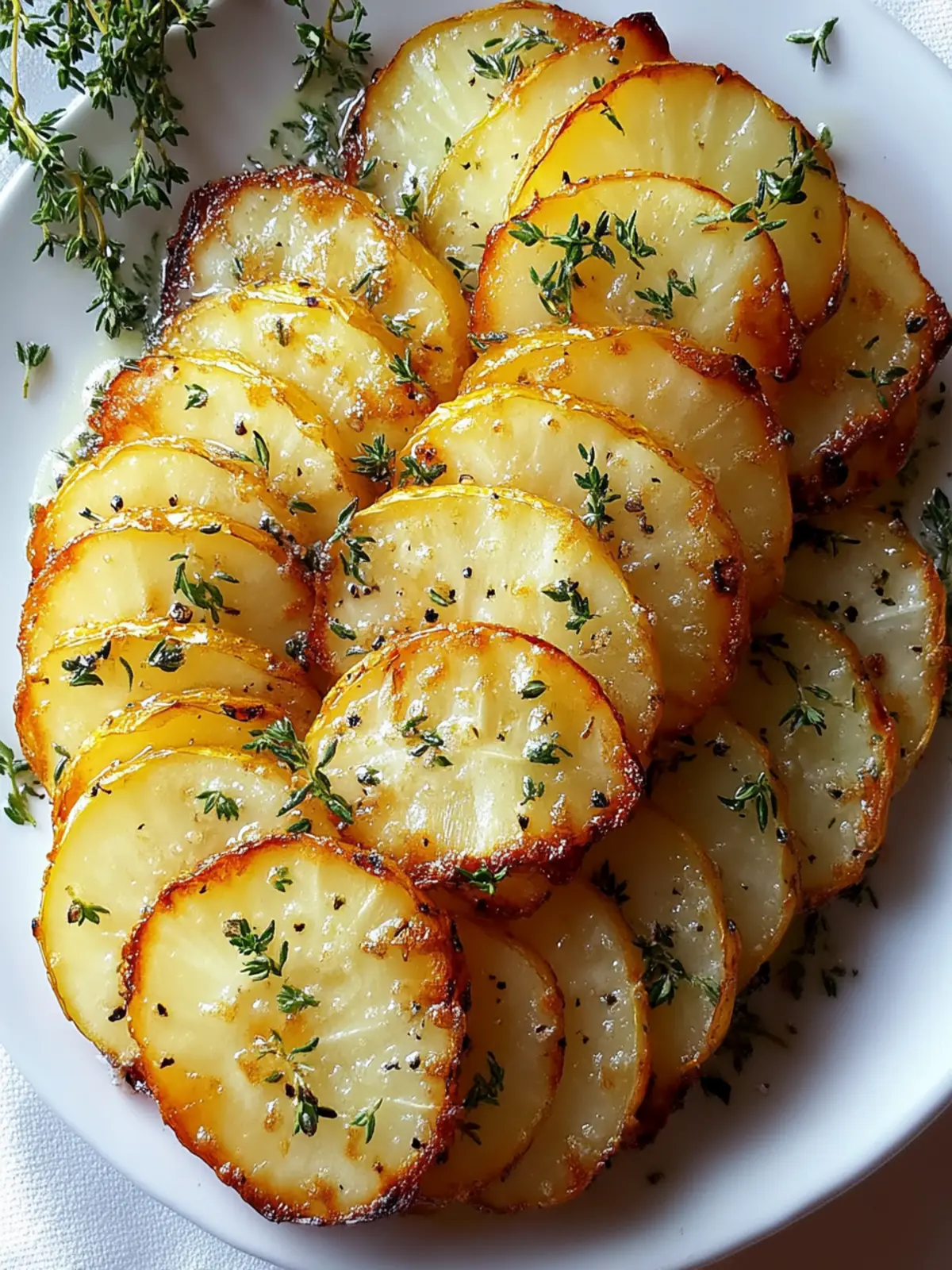 GESCHNITTENE BACKKARTOFFELN mit Kräuter-Butter 5 GESCHNITTENE BACKKARTOFFELN