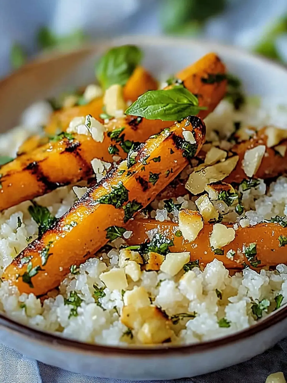 Zitronenglasierte geröstete Karotten und Reissalat genießen 5 Zitronenglasierte geröstete Karotten und Reissalat