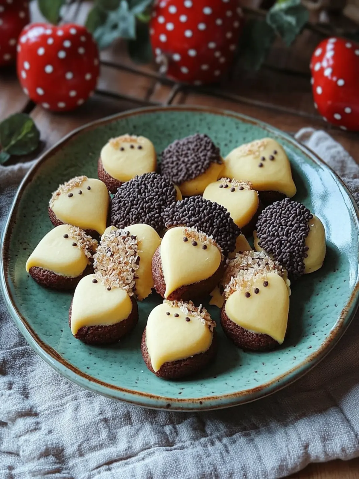 Leckere Igelkekse für den Herbstgenuss 3 Igelkekse