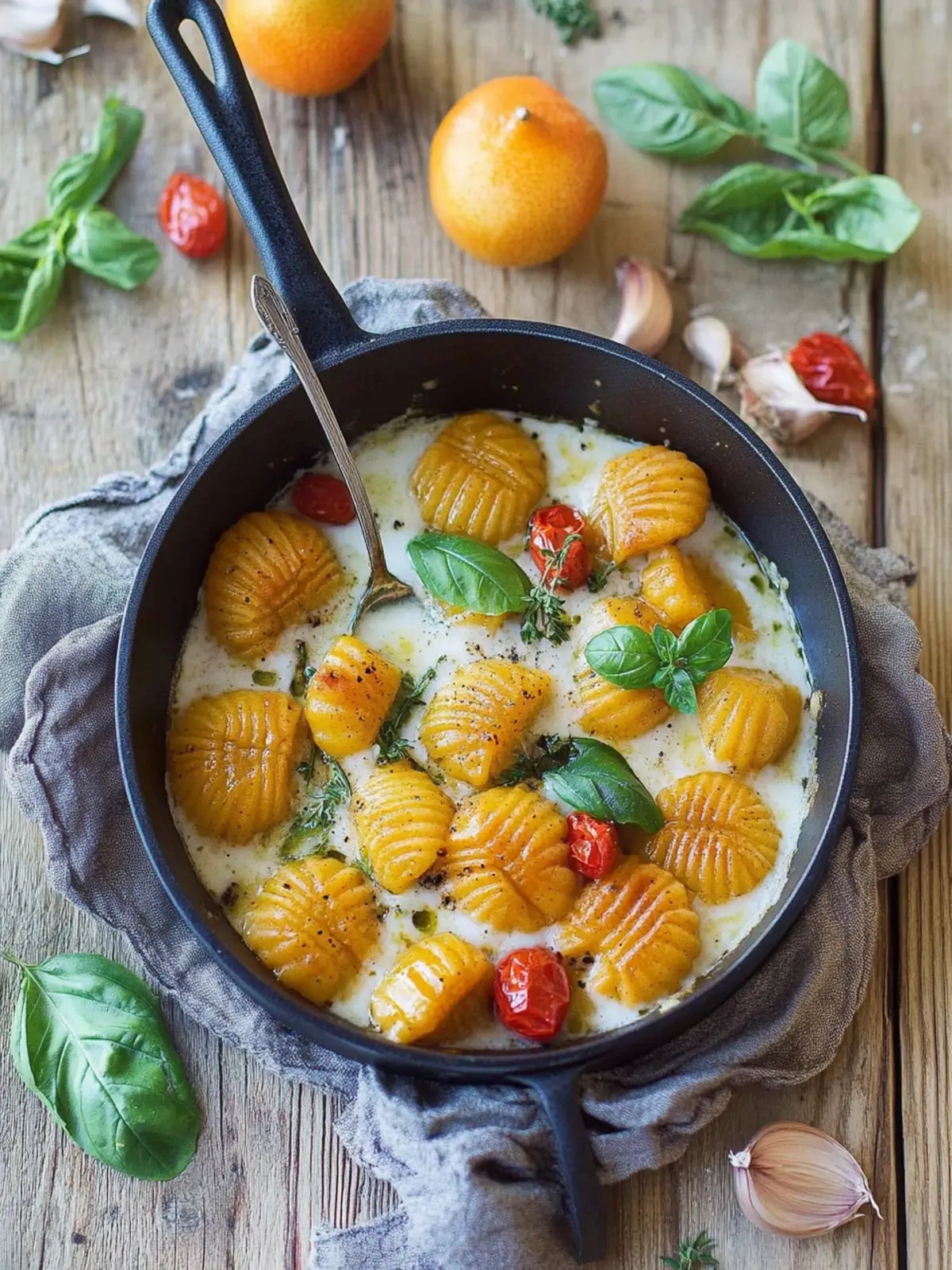 Kürbisgnocchi-Auflauf für perfekte Herbstabende 4 Kürbisgnocchi-Auflauf