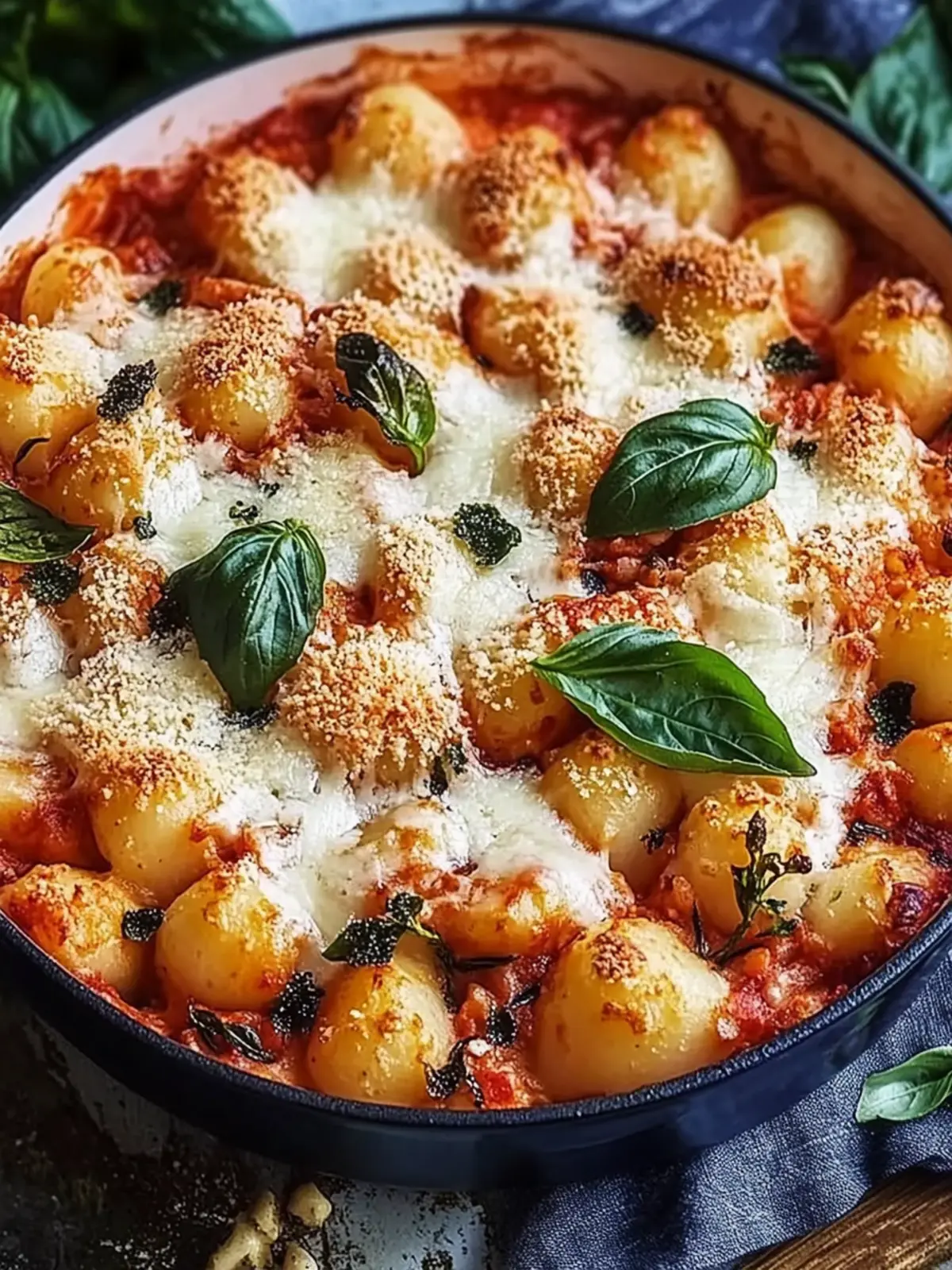 Hühnchen Parmesan Gnocchi Auflauf für gemütliche Abende 3 Hühnchen Parmesan Gnocchi Auflauf