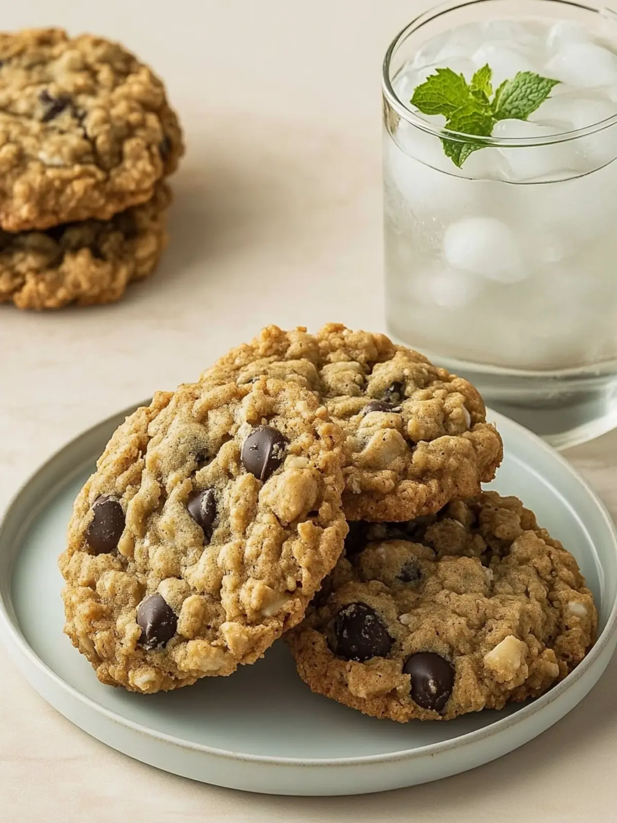 Einfache Haferkekse mit Zartbitterschokolade lieben 4 Einfache Haferkekse mit Zartbitterschokolade
