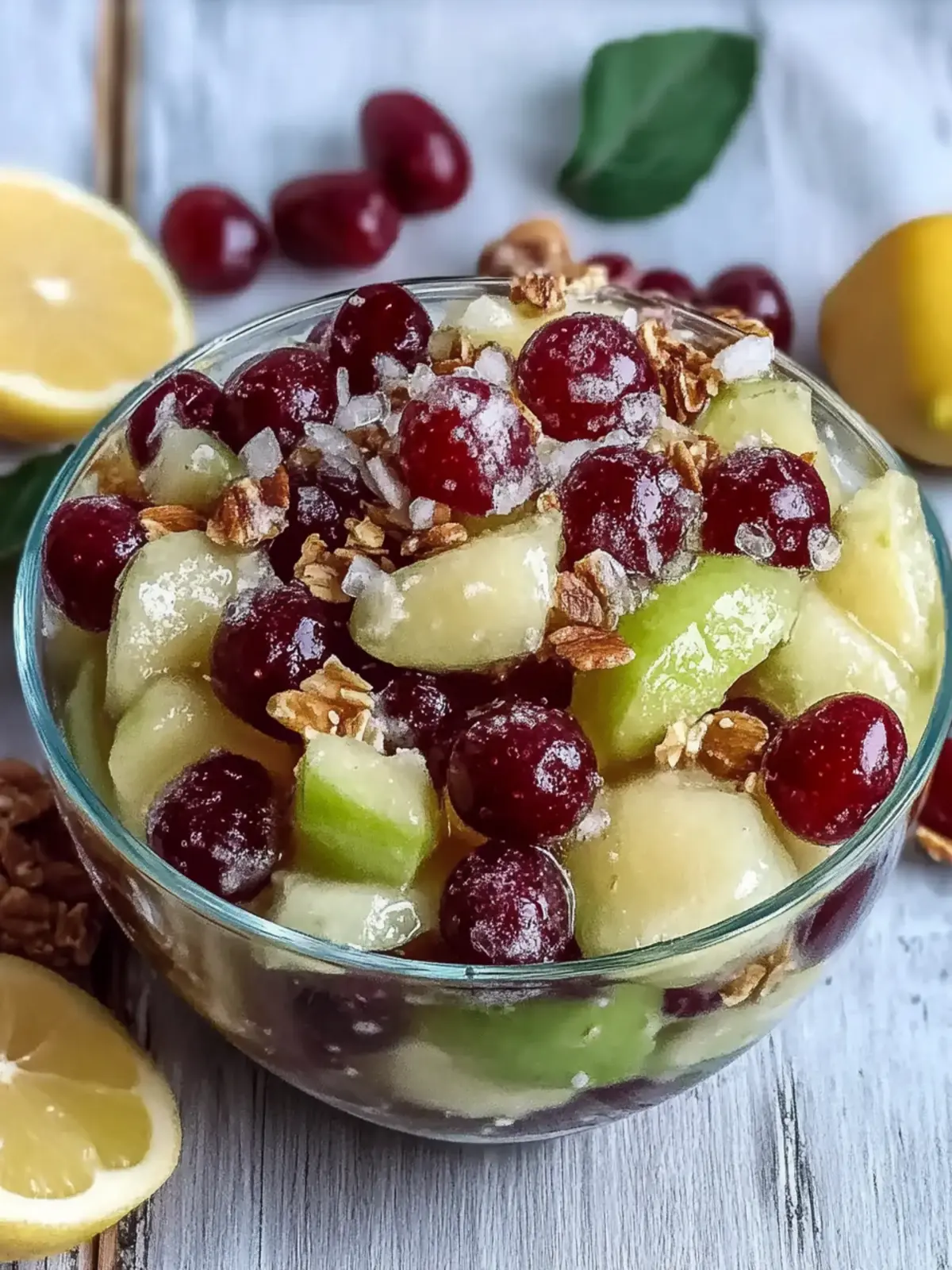 Frischer Apfel Obstsalat Rezept für perfekte Feiern 4 Frischer Apfel Obstsalat Rezept