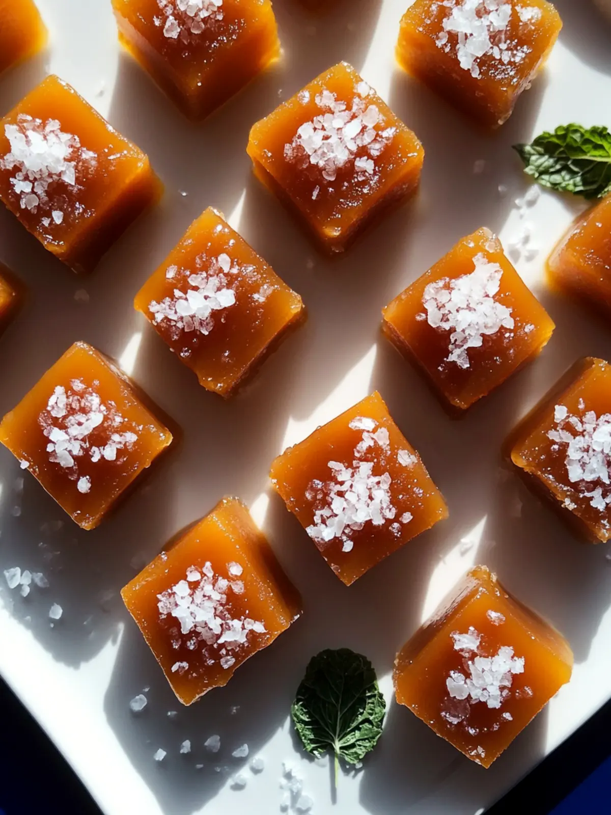 Gesalzene Karamellbissen für Naschkatzen 2 gesalzene Karamellbissen