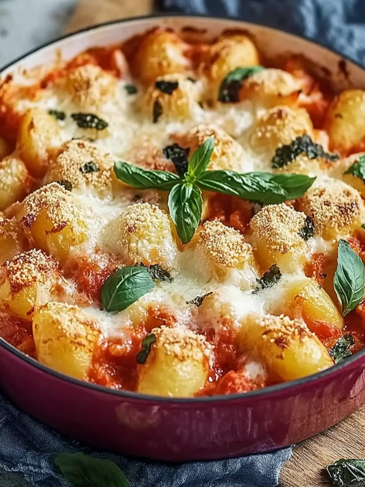 Hühnchen Parmesan Gnocchi Auflauf für gemütliche Abende 5 Hühnchen Parmesan Gnocchi Auflauf