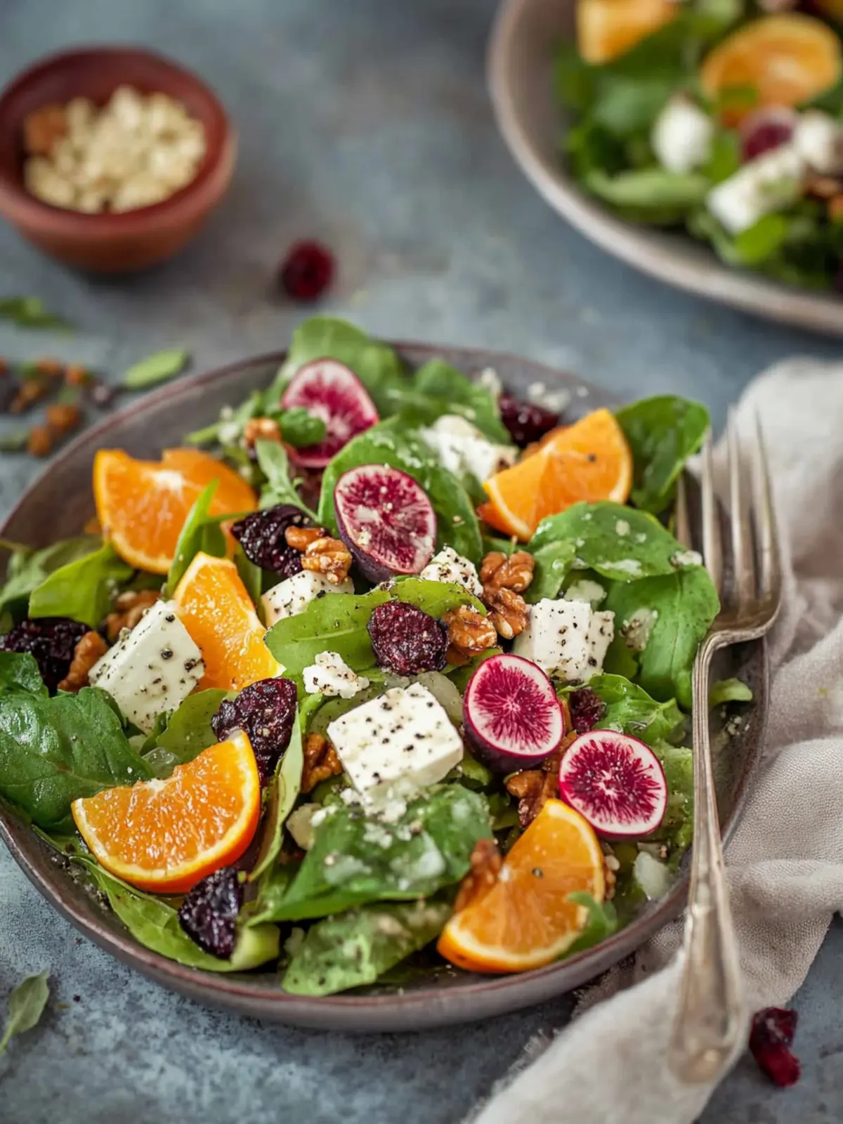 Salat mit Kürbis, Feta und Feigen für den Herbst 5 Salat mit Kürbis, Feta und Feigen