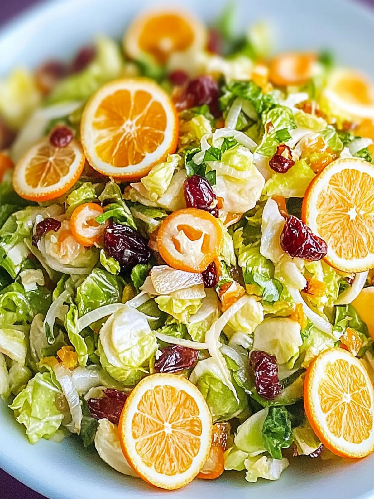 Frischer Orange Rosenkohl Salat für jeden Tag 4 Orange Rosenkohl Salat