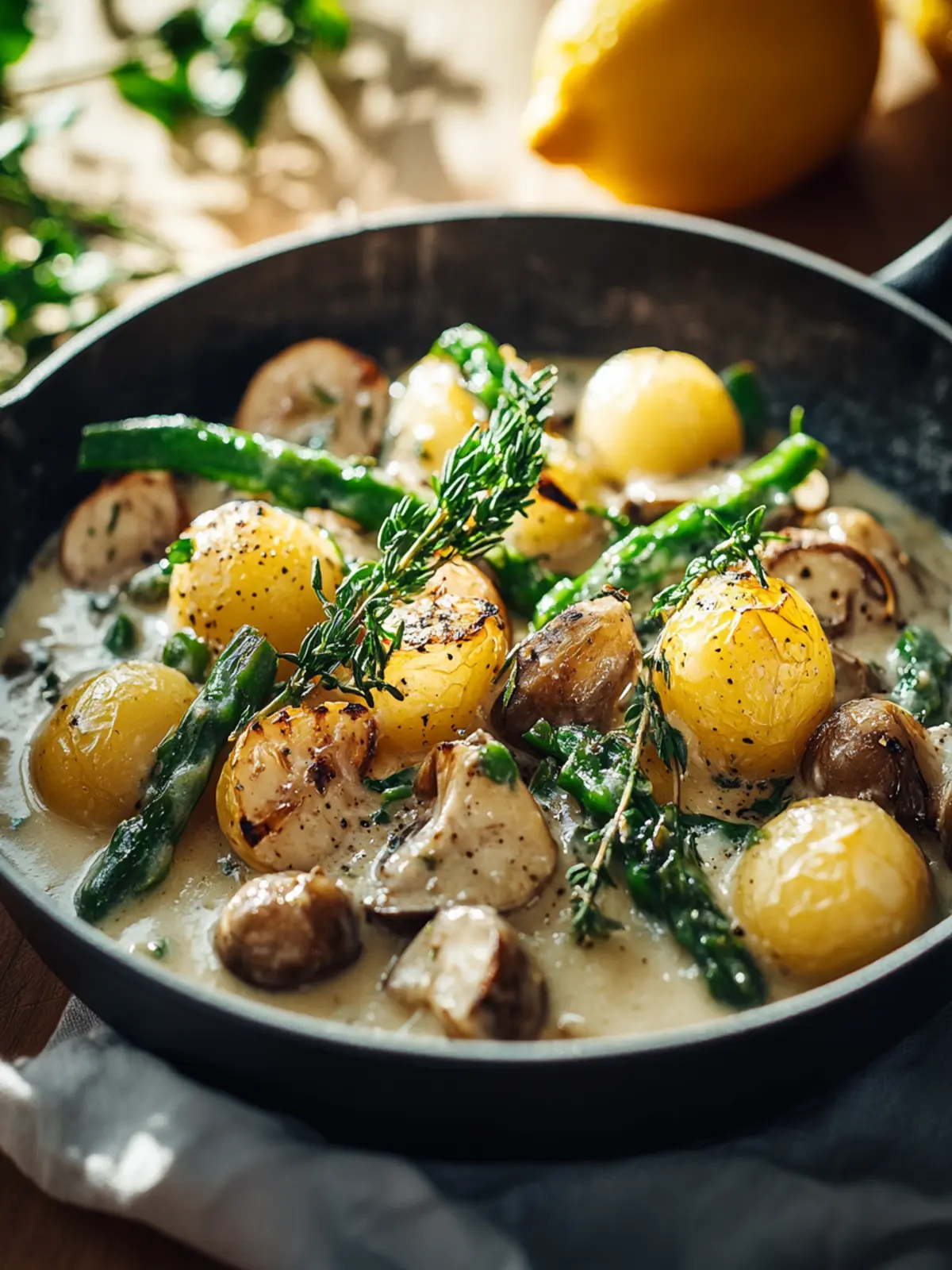 Das perfekte Kartoffel- und Pilz-Pfannengericht kochen 2 Wie man das perfekte Kartoffel- und Pilz-Pfannengericht zubereitet