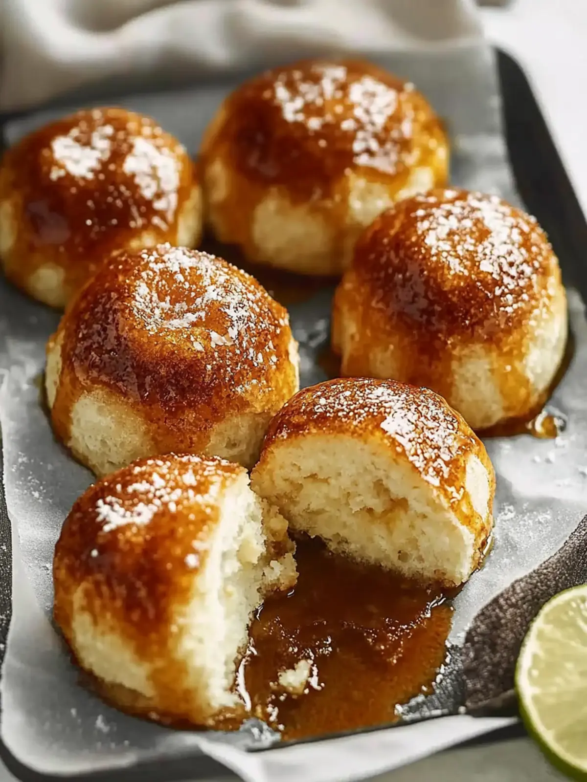 Leckere Karamell-Apfelkuchen-Bomben für den Herbst 3 Leckere Karamell-Apfelkuchen-Bomben