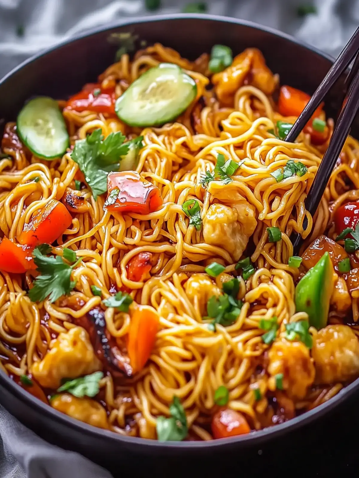 Leckere Klebrige Knoblauchhühnchen-Nudeln für jeden Tag 4 Leckere Klebrige Knoblauchhühnchen-Nudeln